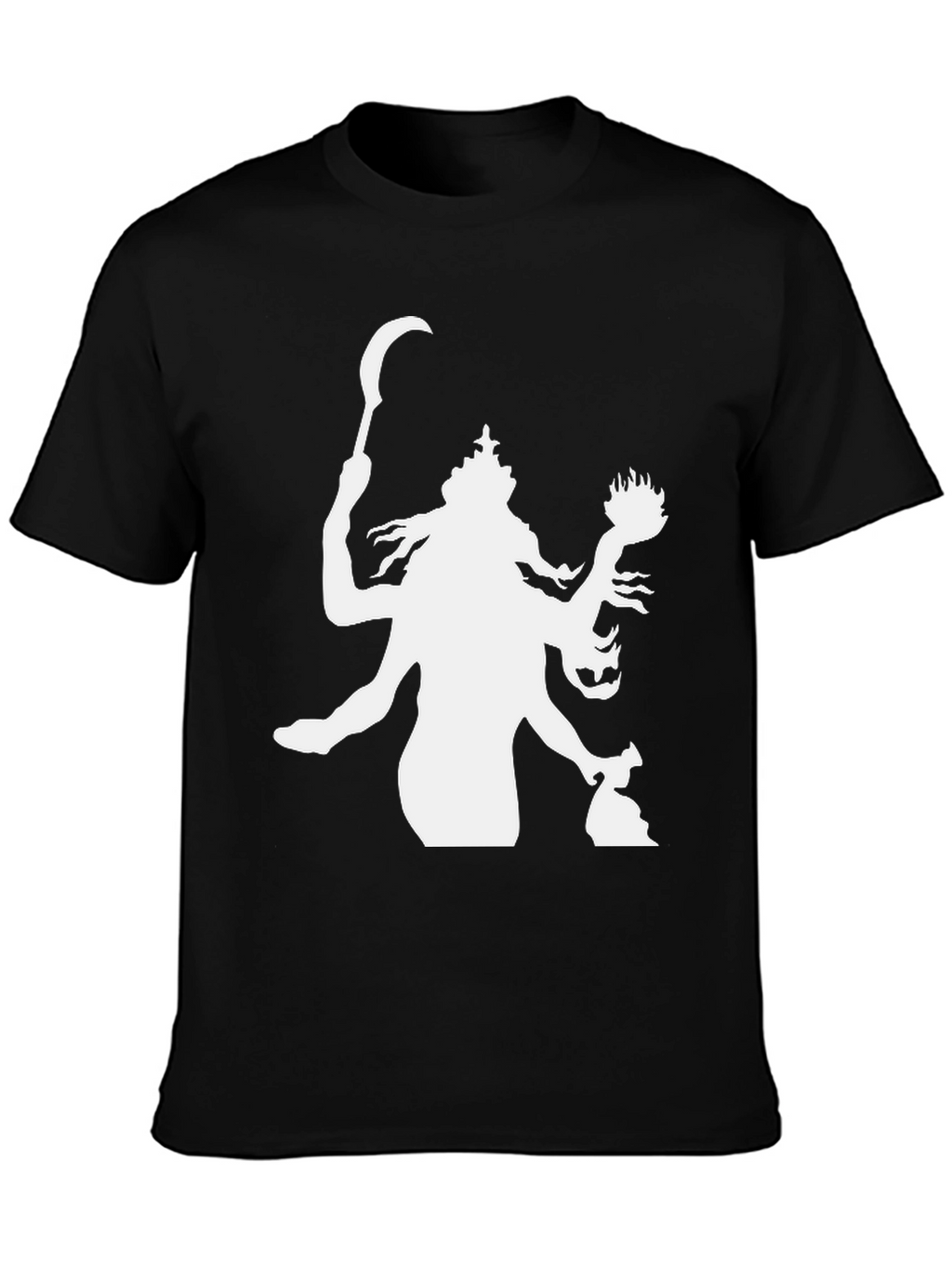 Kali Graphic Tee - Black Cotton T-Shirt
