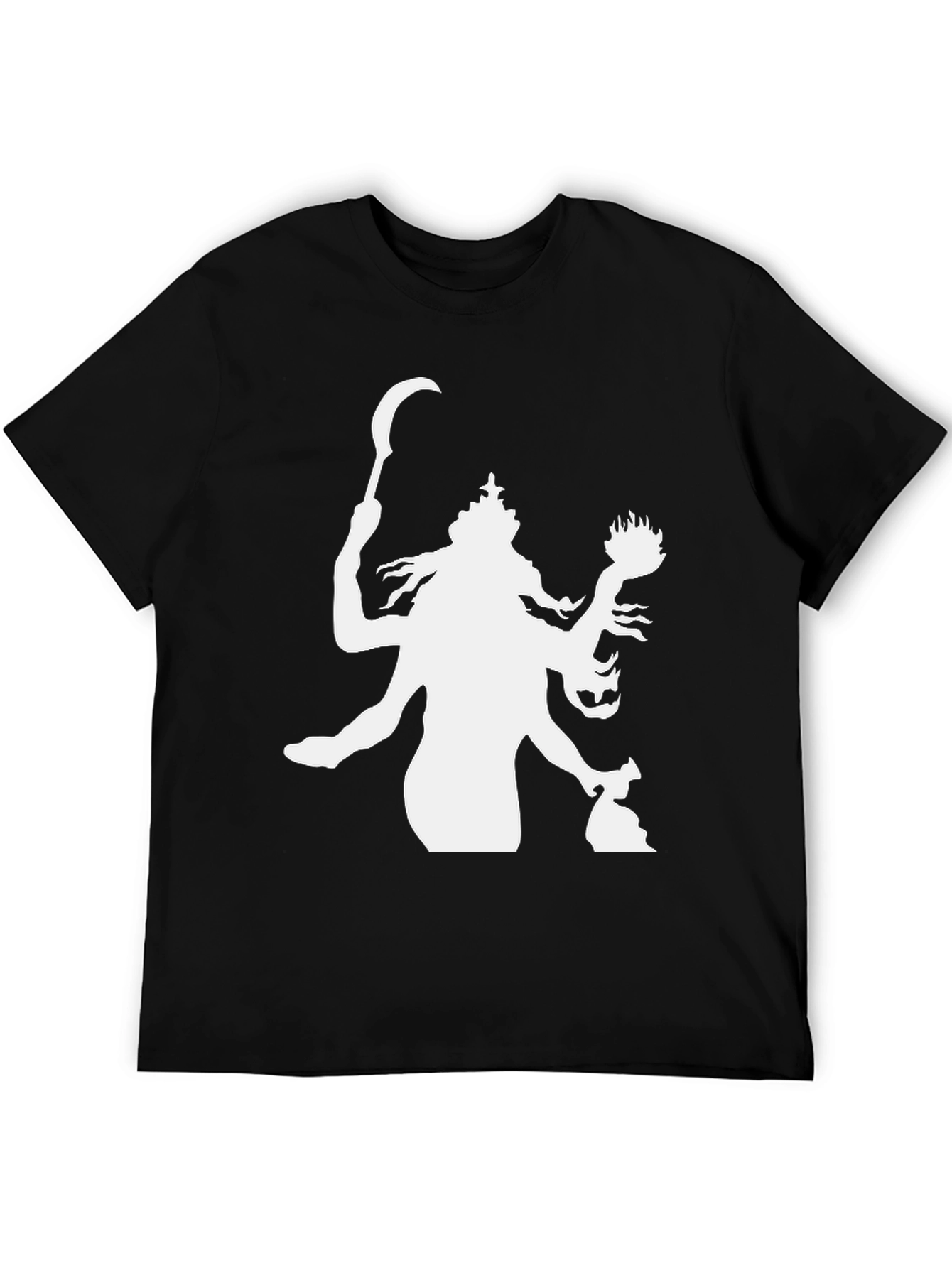 Kali Graphic Tee - Black Cotton T-Shirt