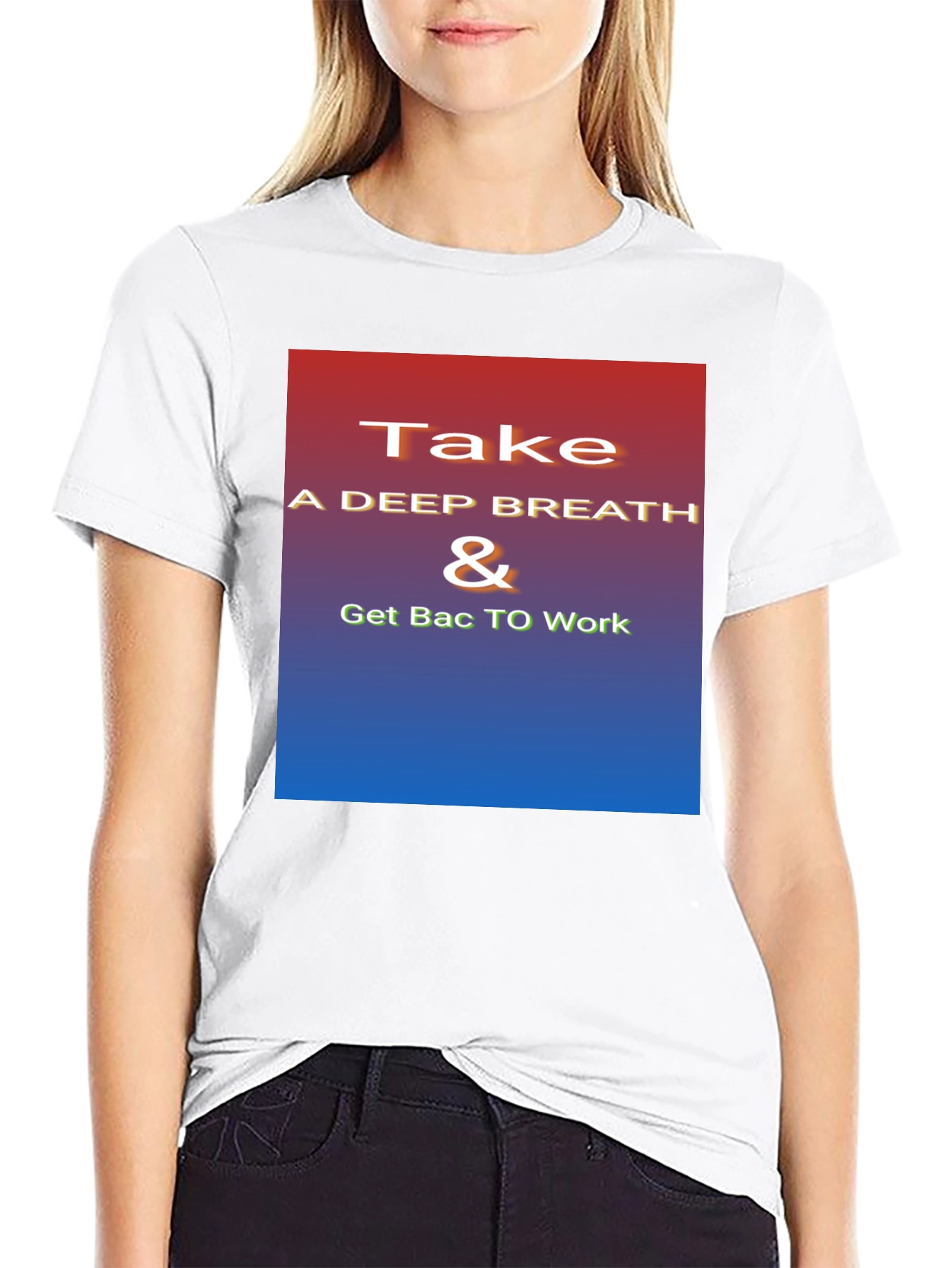 Inspirational Take a Deep Breath Graphic Tee