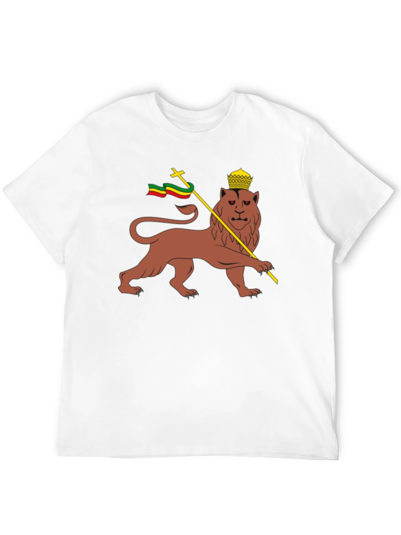 Lion of Judah T-Shirt - Rastafarian Reggae Style