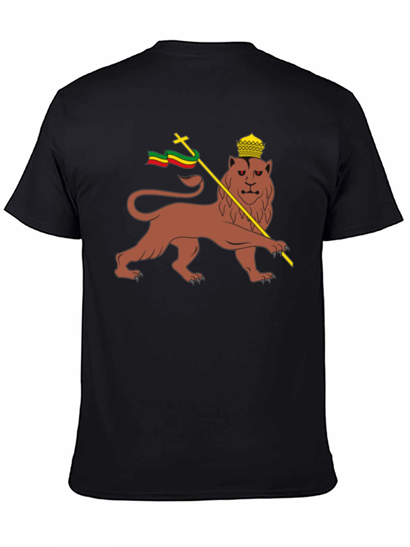Lion of Judah T-Shirt - Rastafarian Reggae Style
