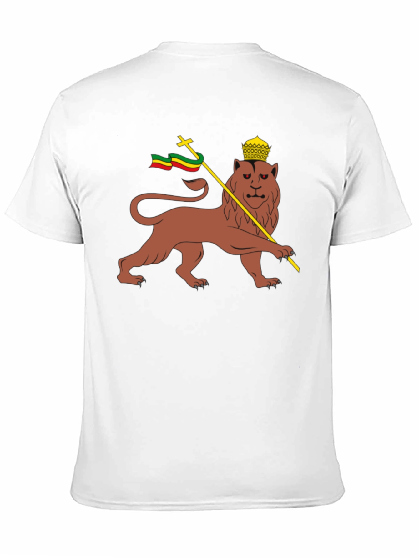Lion of Judah T-Shirt - Rastafarian Reggae Style