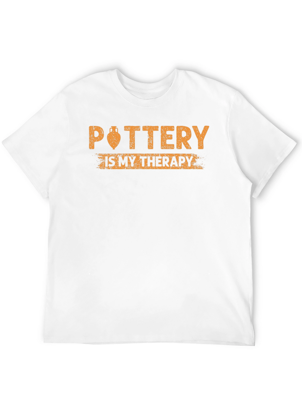 Pottery is My Therapy Black T-Shirt