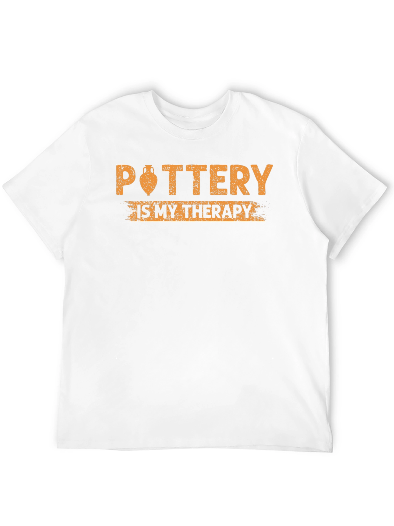 Pottery is My Therapy Black T-Shirt