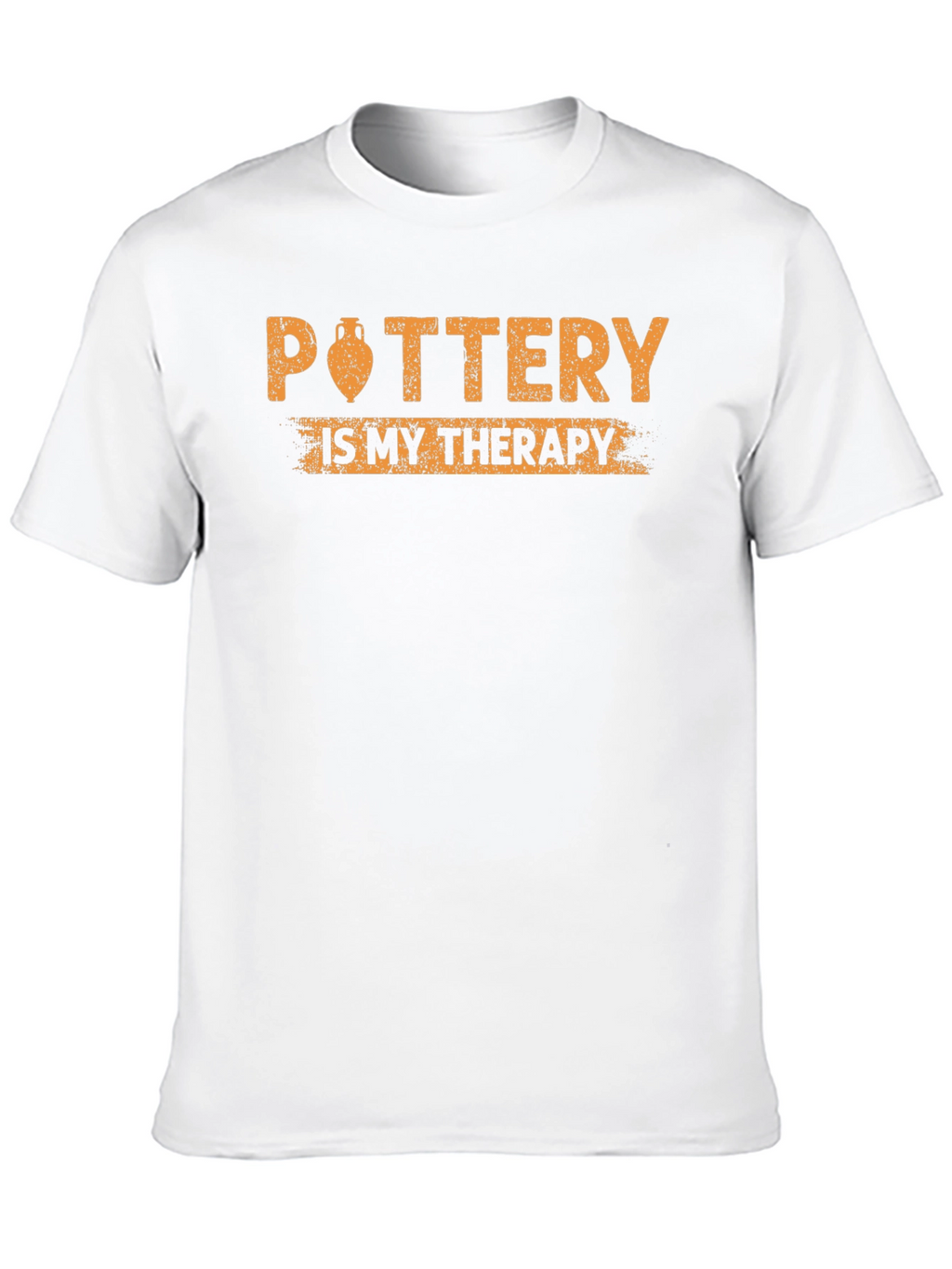 Pottery is My Therapy Black T-Shirt