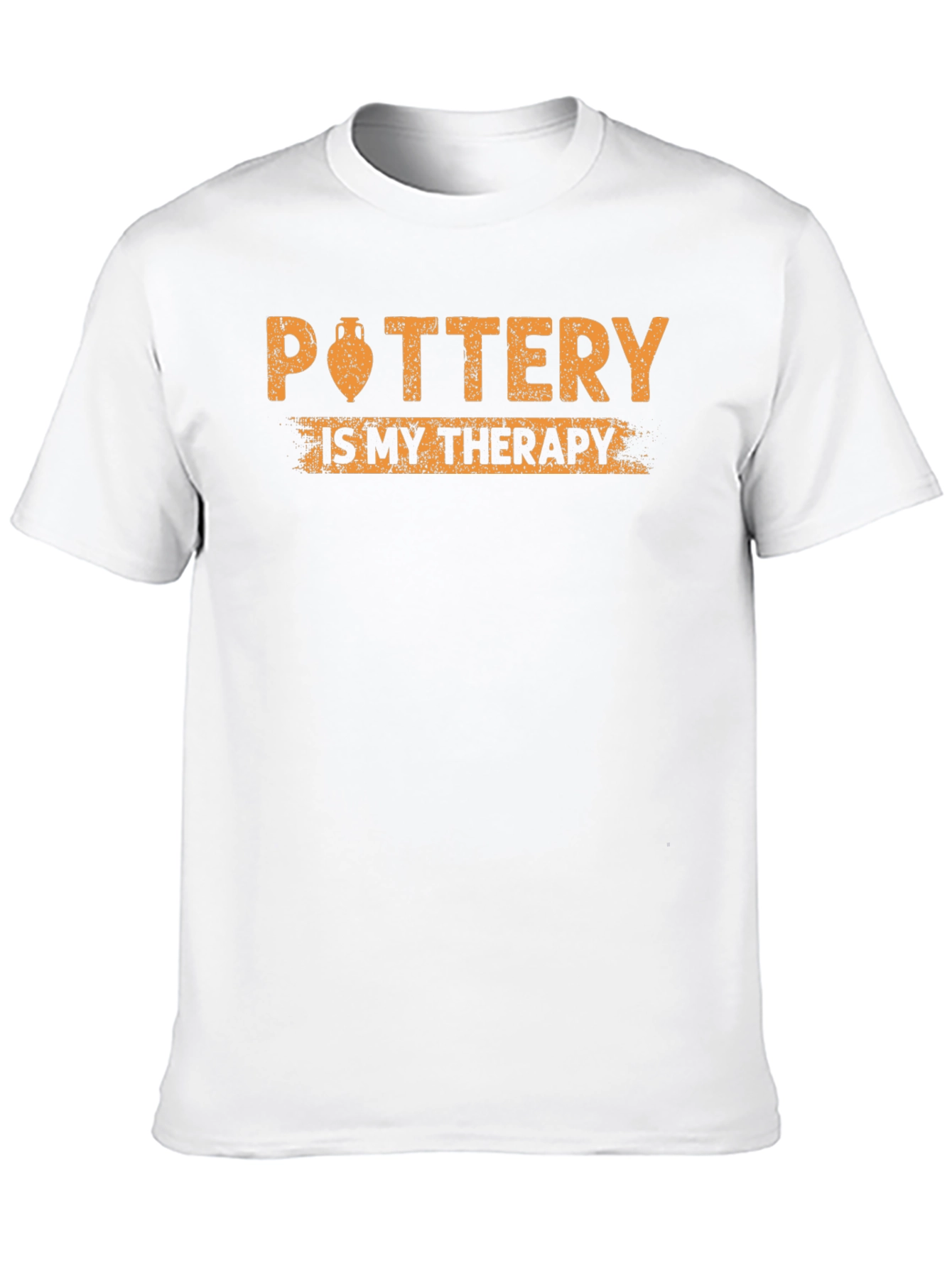 Pottery is My Therapy Black T-Shirt