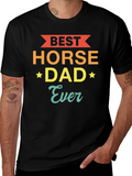 Best Horse Dad Ever - Mens Graphic T-Shirt