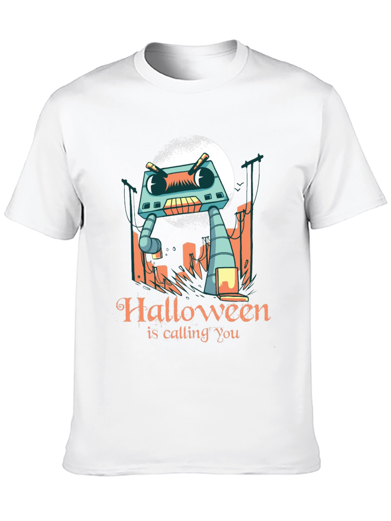 Halloween Robot T-Shirt