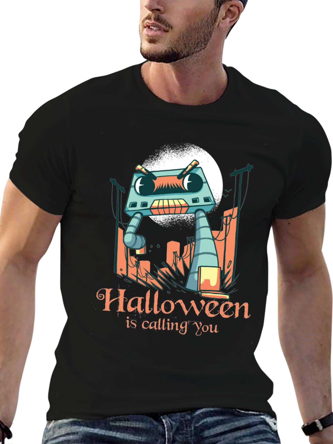 Halloween Robot T-Shirt
