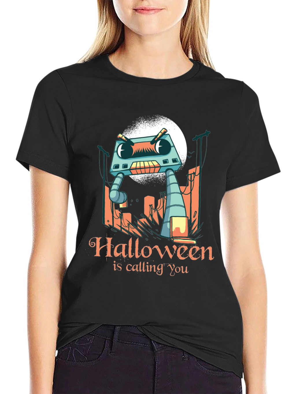 Halloween Robot T-Shirt