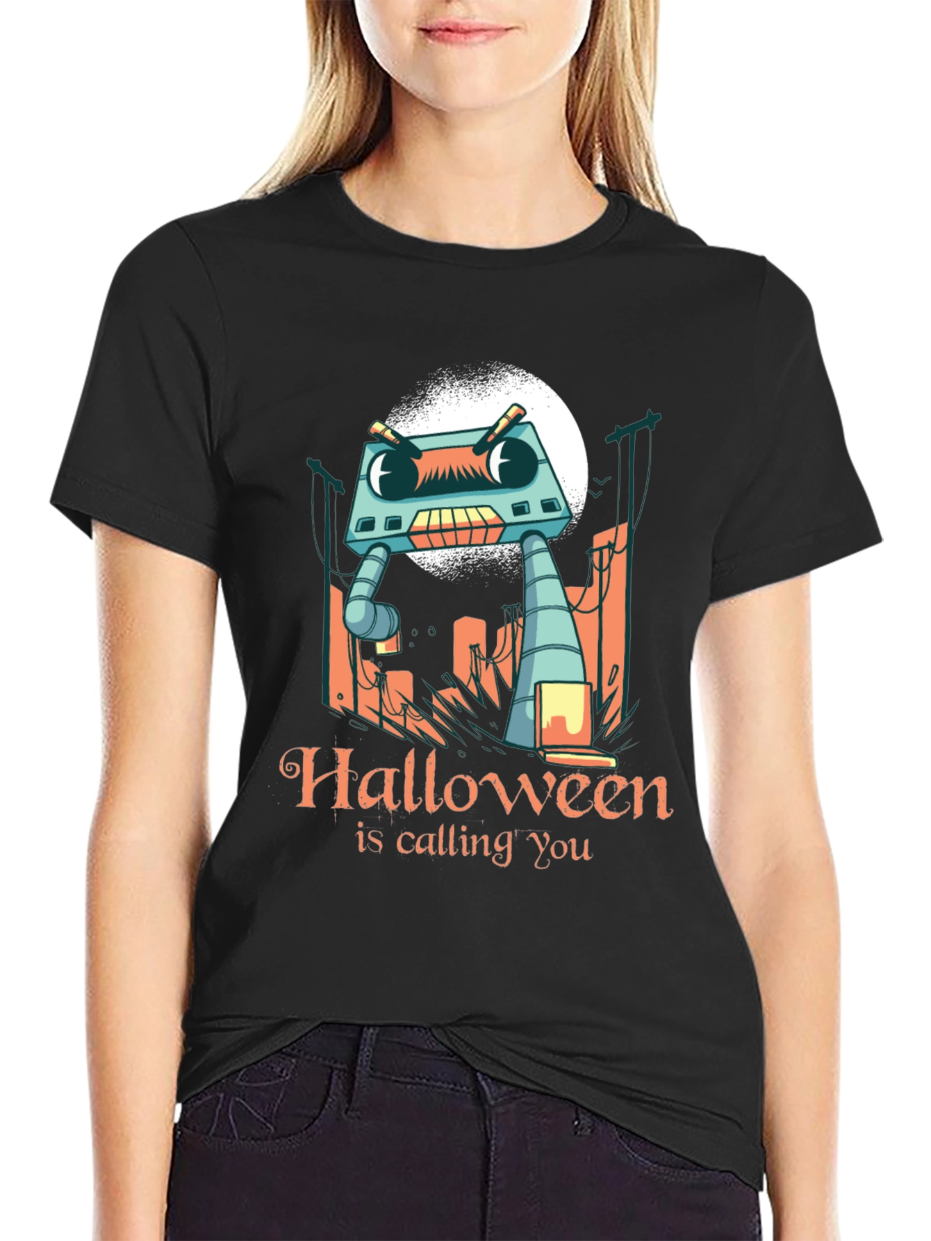 Halloween Robot T-Shirt