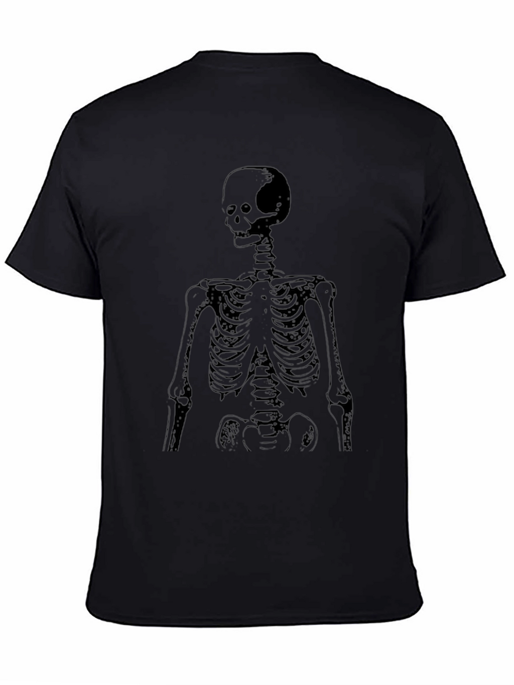 Skeleton Graphic Tee - Dark Humor Fashion