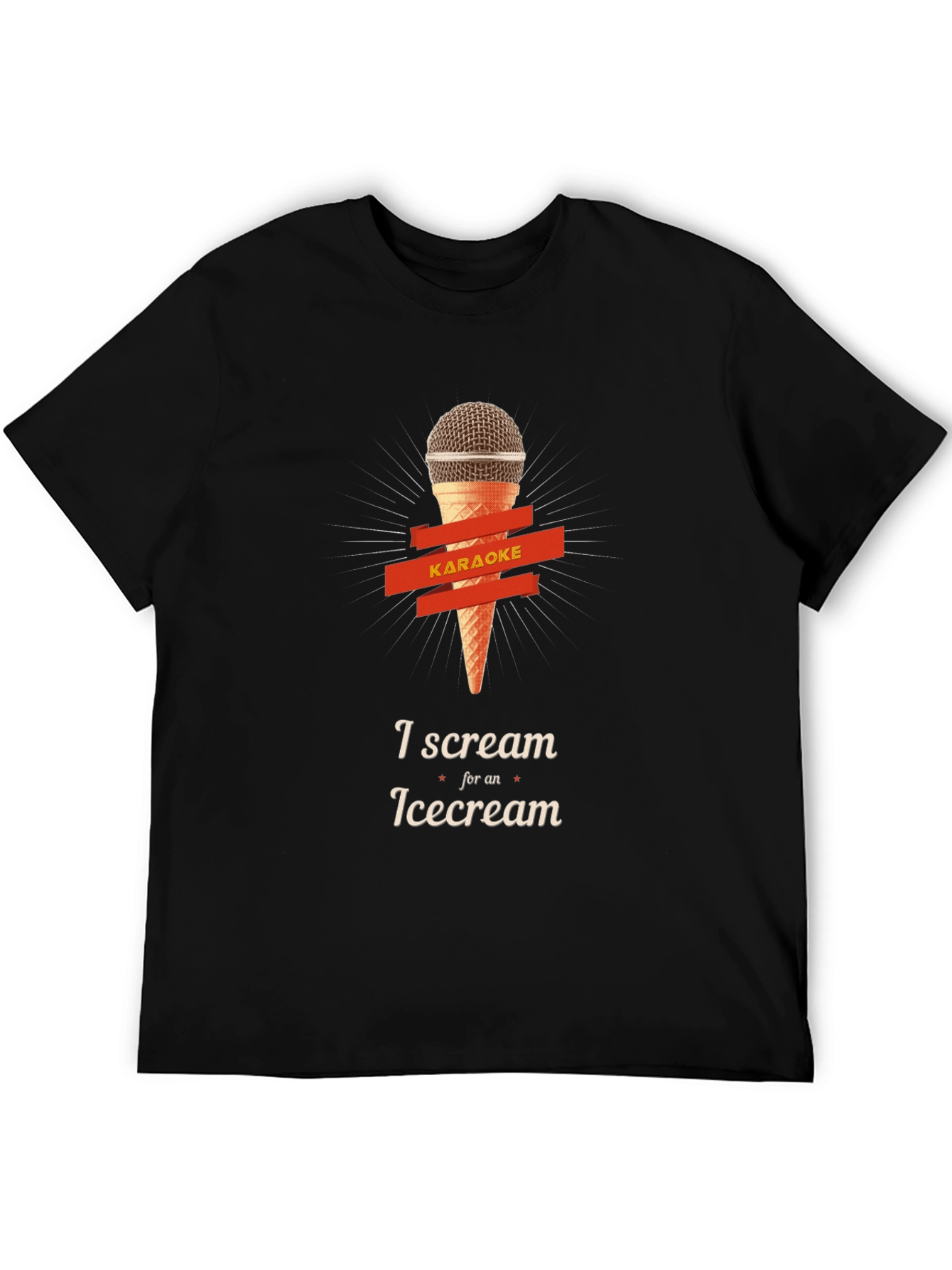 Karaoke Ice Cream T-Shirt