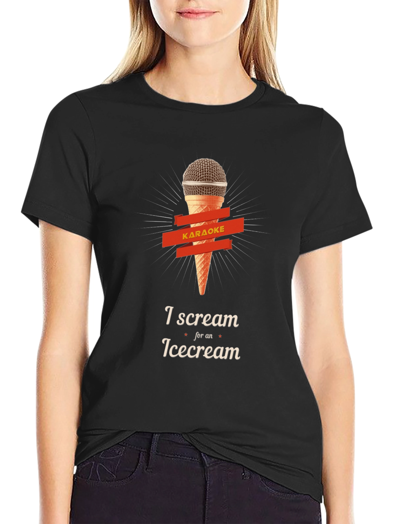 Karaoke Ice Cream T-Shirt