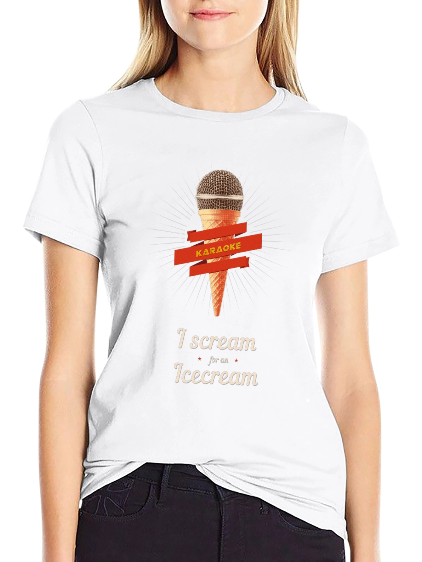 Karaoke Ice Cream T-Shirt