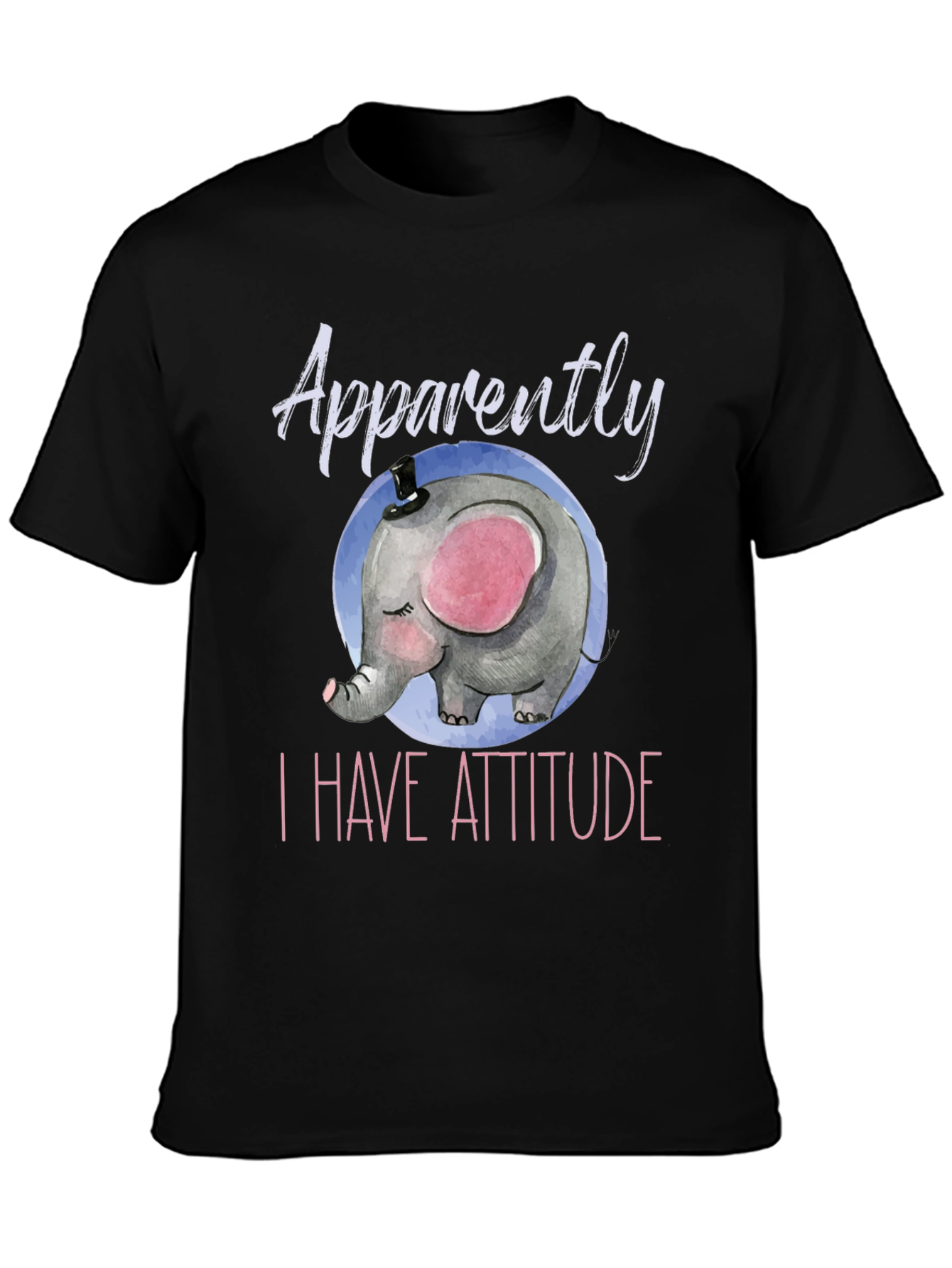 Elephant Attitude T-Shirt - Cute & Comfy