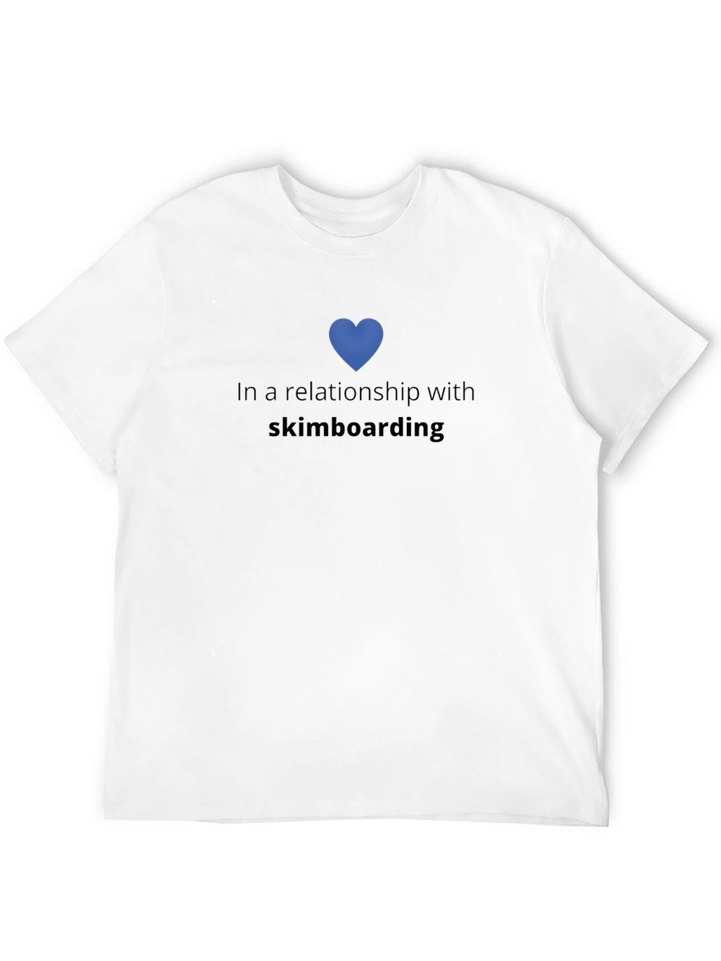 Skimboarding Relationship Tee - Black Cotton Blend