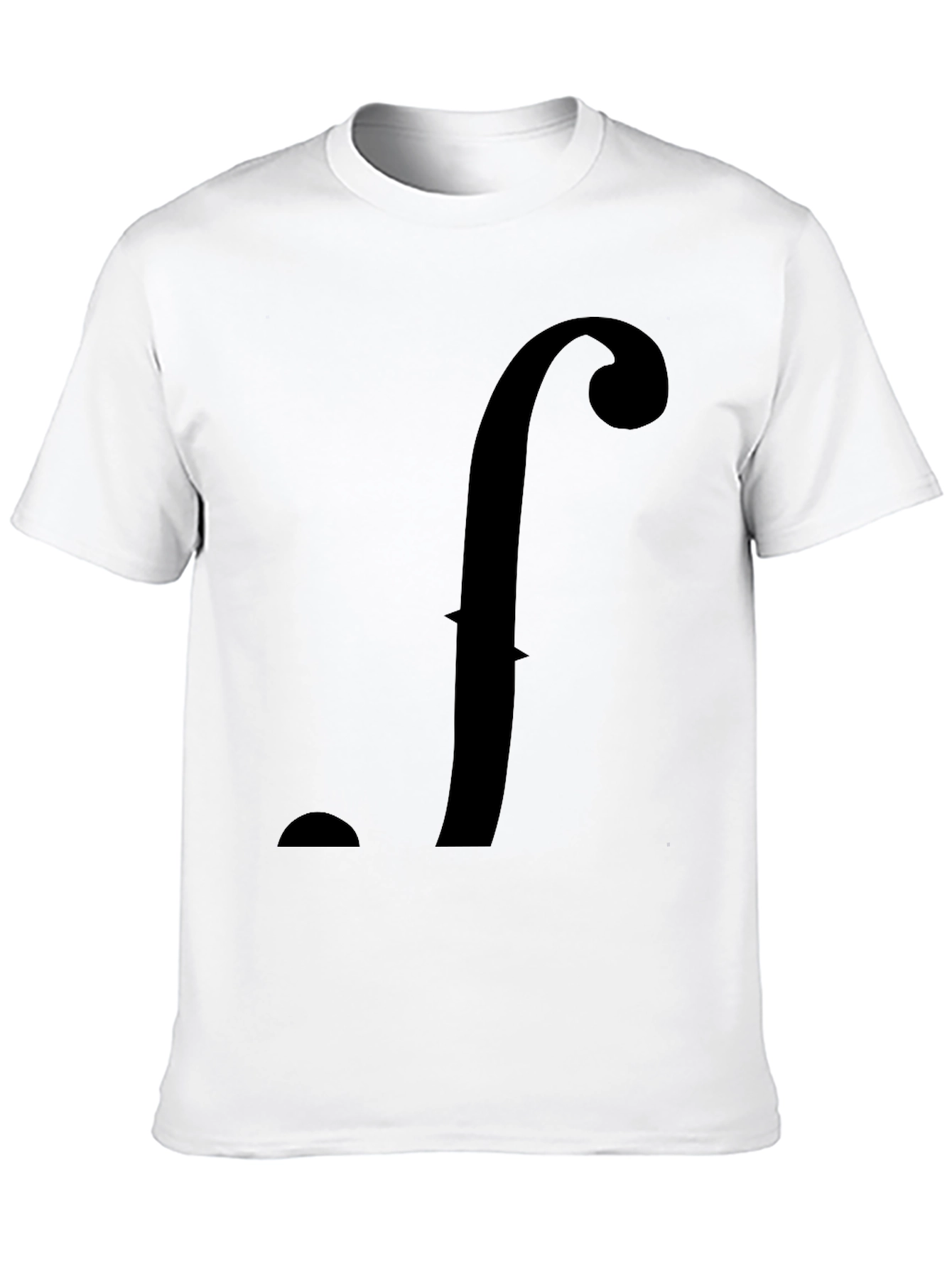 Statement f Black T-Shirt