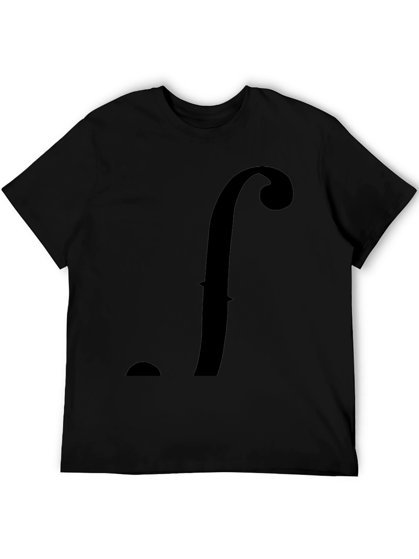 Statement f Black T-Shirt