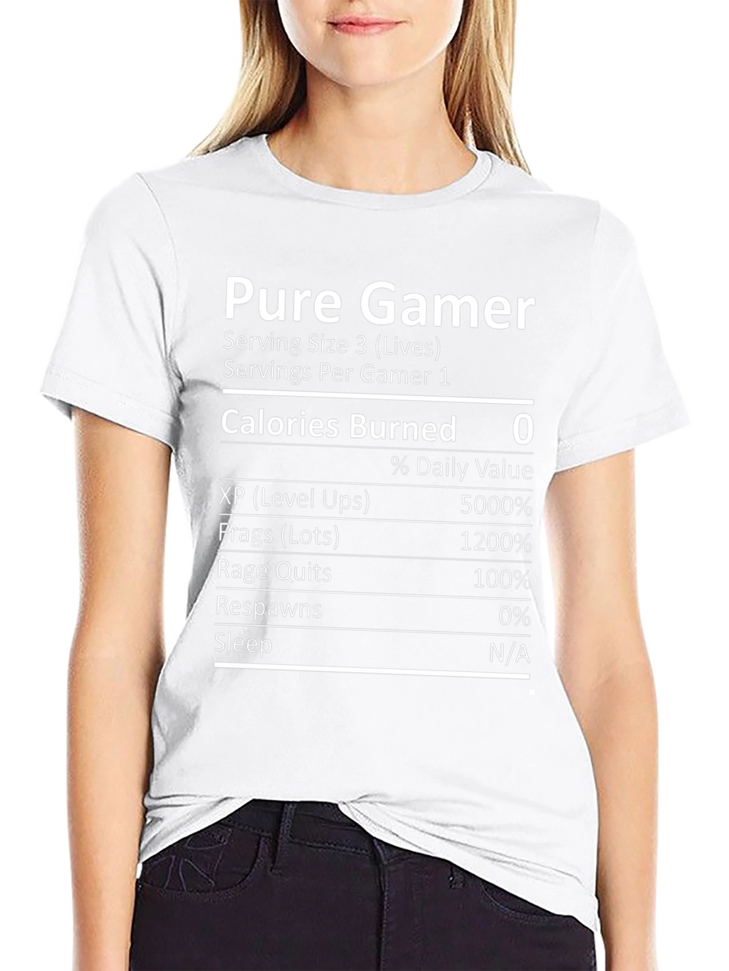 Pure Gamer T-Shirt - Nutritional Facts