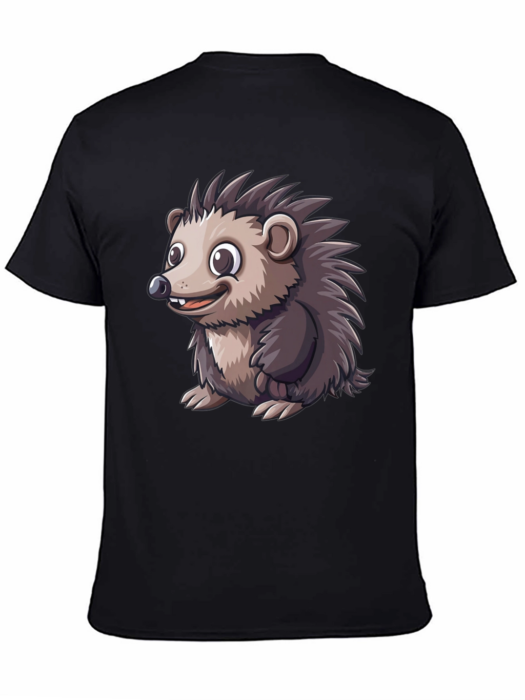 Hedgehog Graphic Tee - Soft Cotton Blend