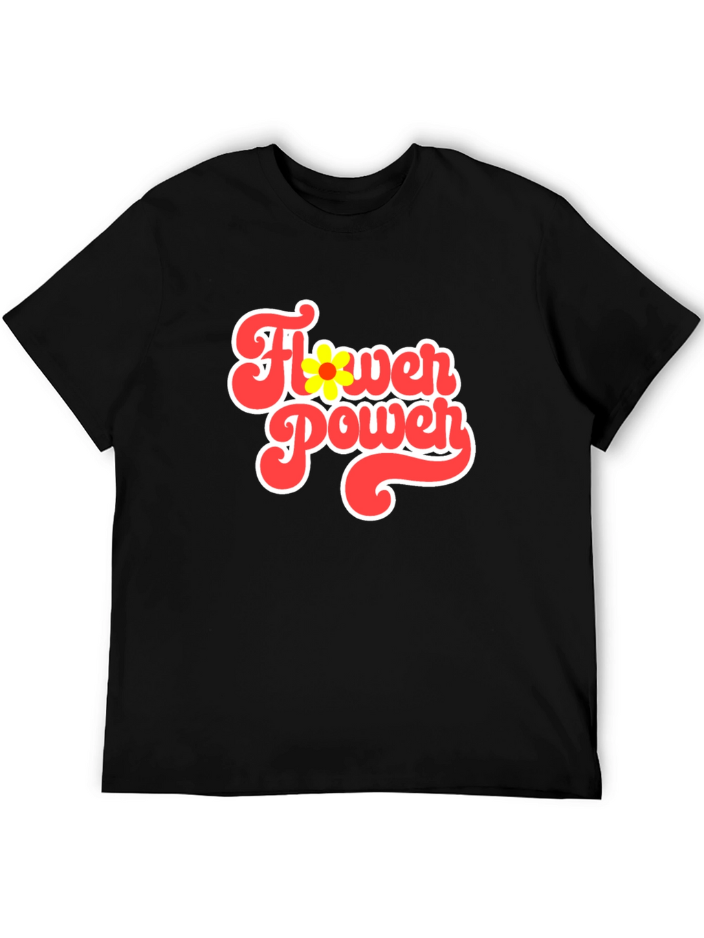 Retro Flower Power Graphic Tee