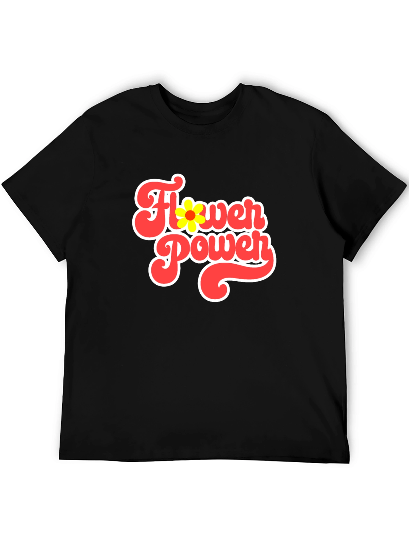 Retro Flower Power Graphic Tee