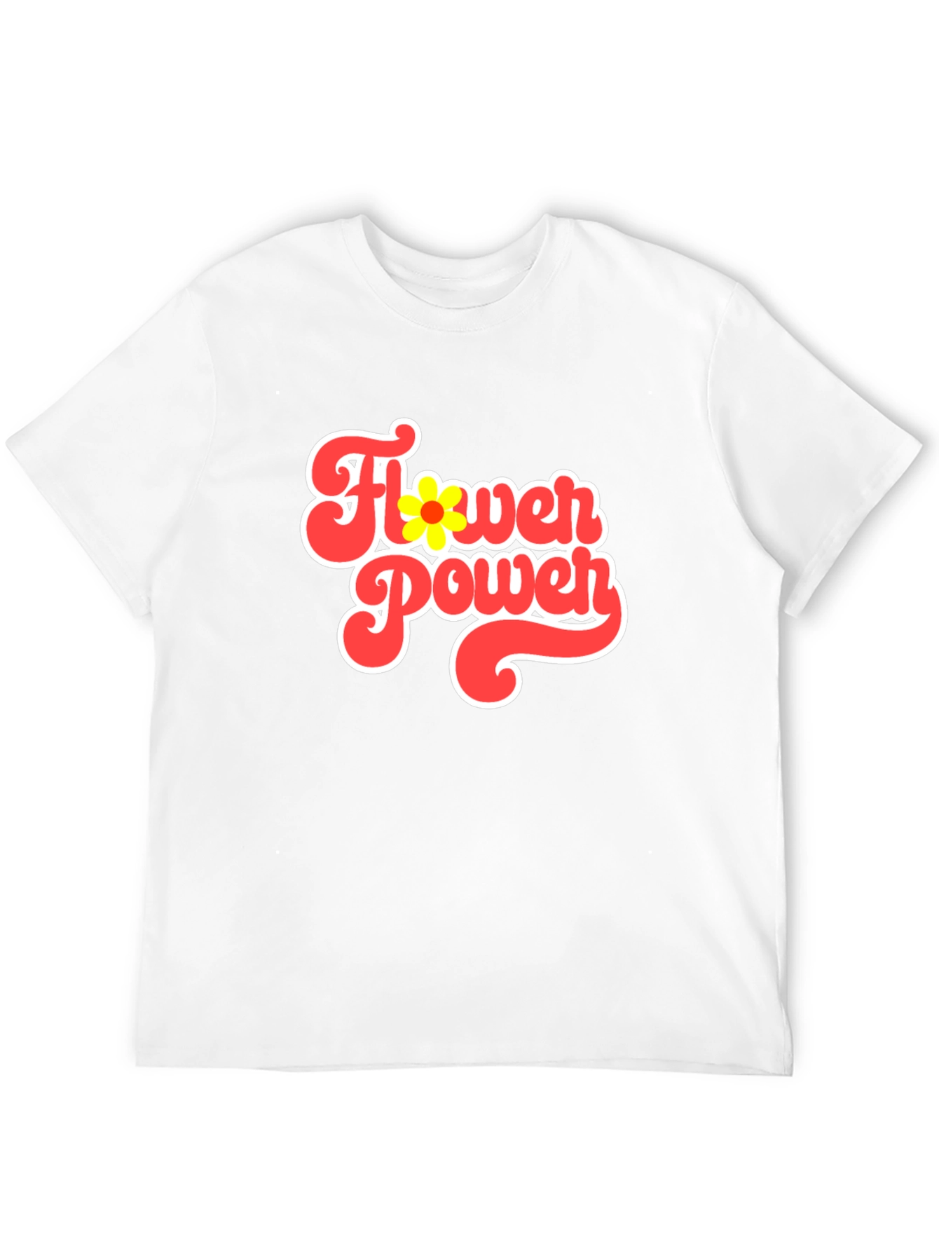 Retro Flower Power Graphic Tee