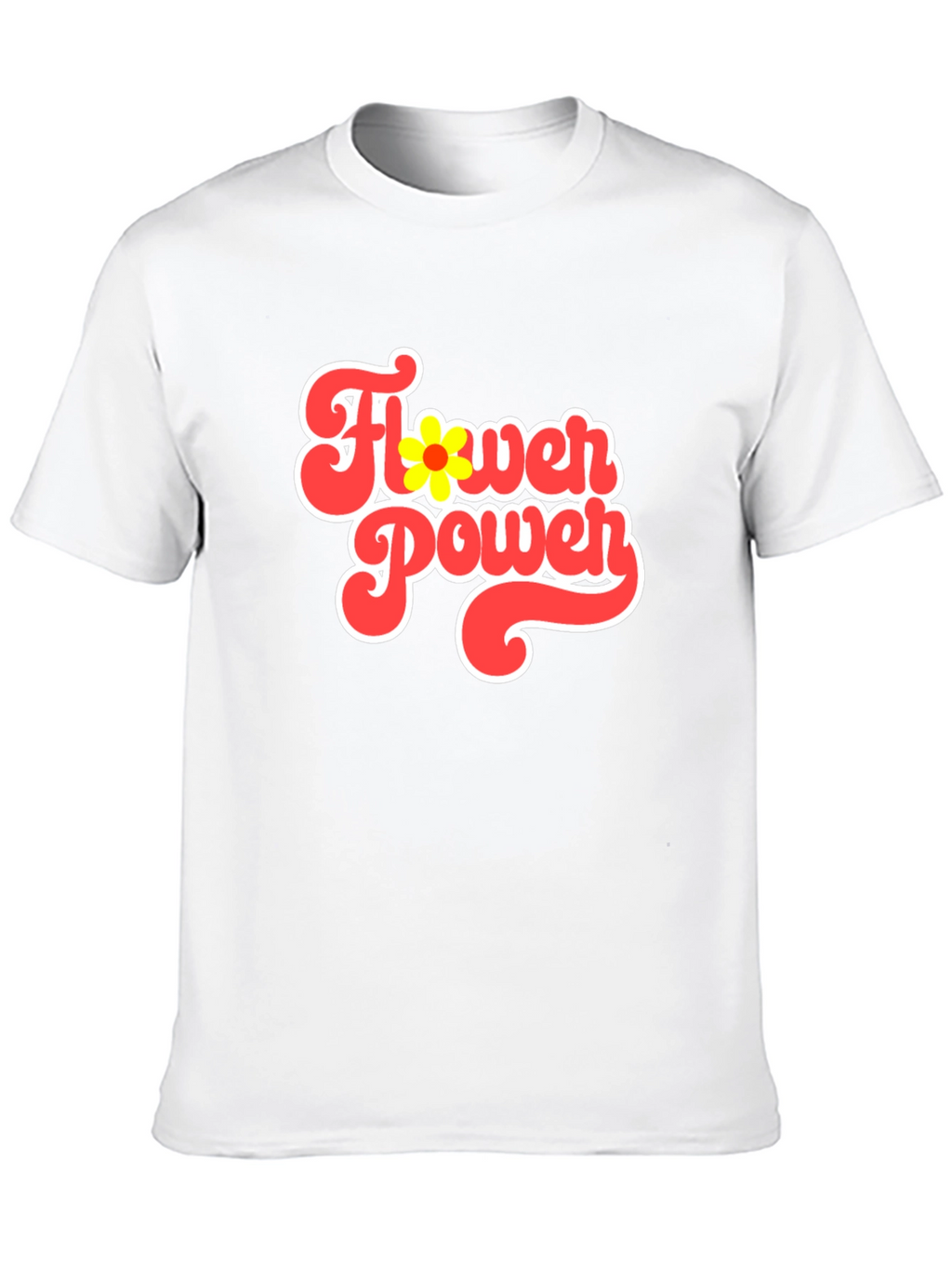 Retro Flower Power Graphic Tee