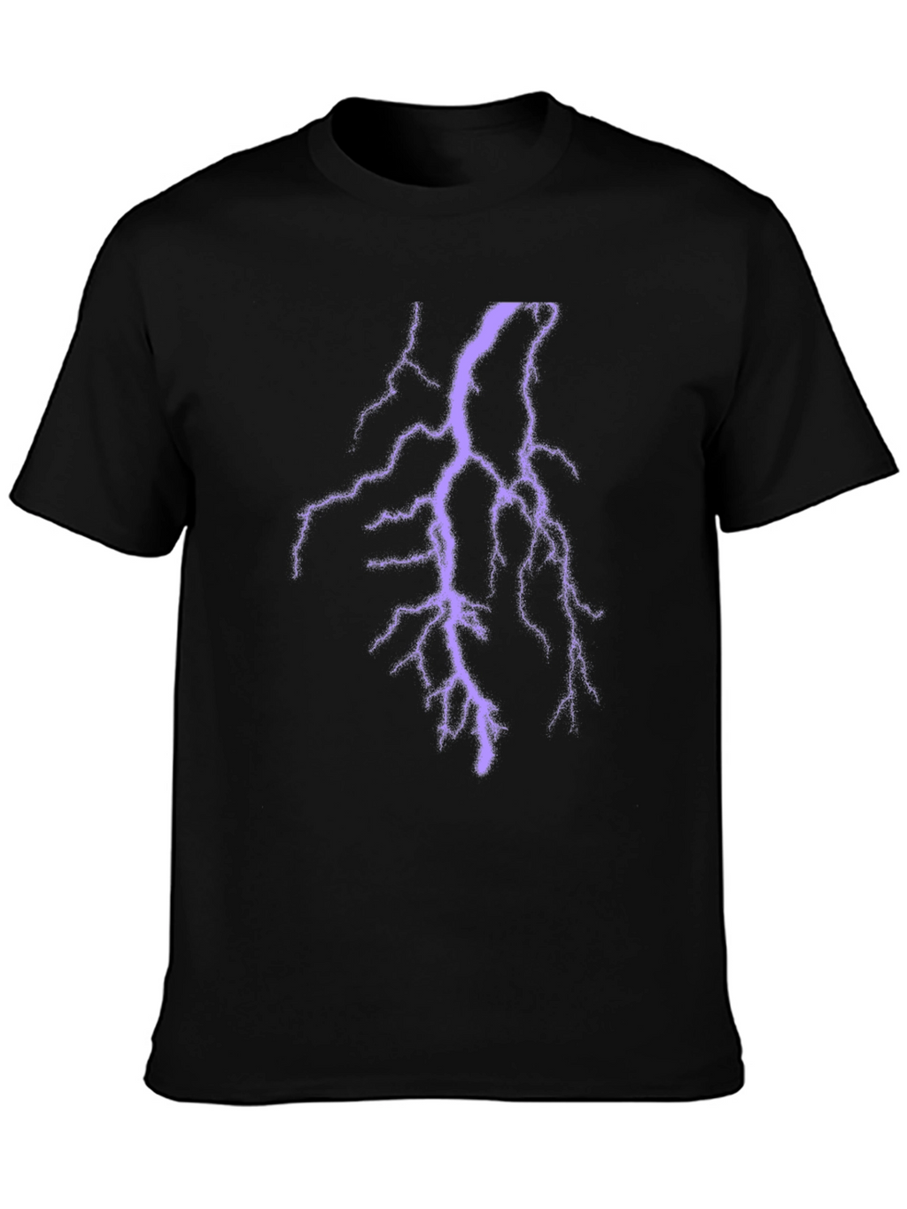 Black Lightning Bolt T-Shirt - Electric Style