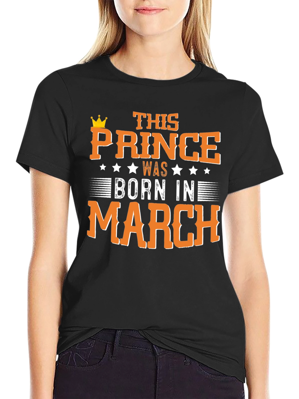This Prince Was Born in March T-Shirt