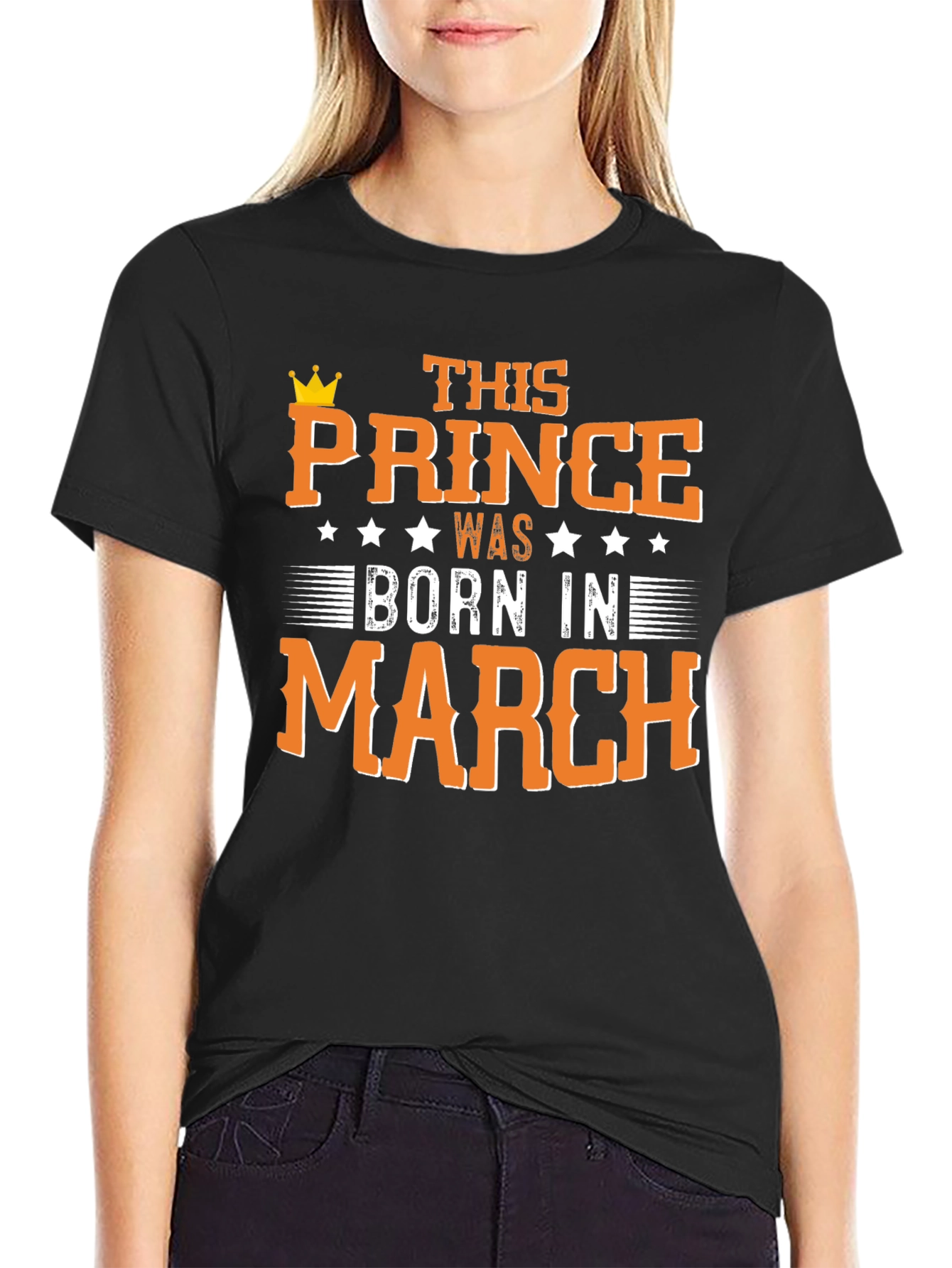 This Prince Was Born in March T-Shirt