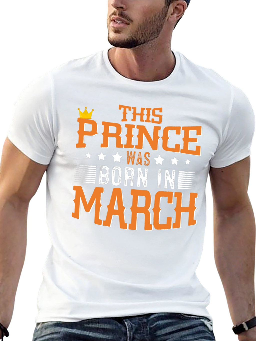 This Prince Was Born in March T-Shirt