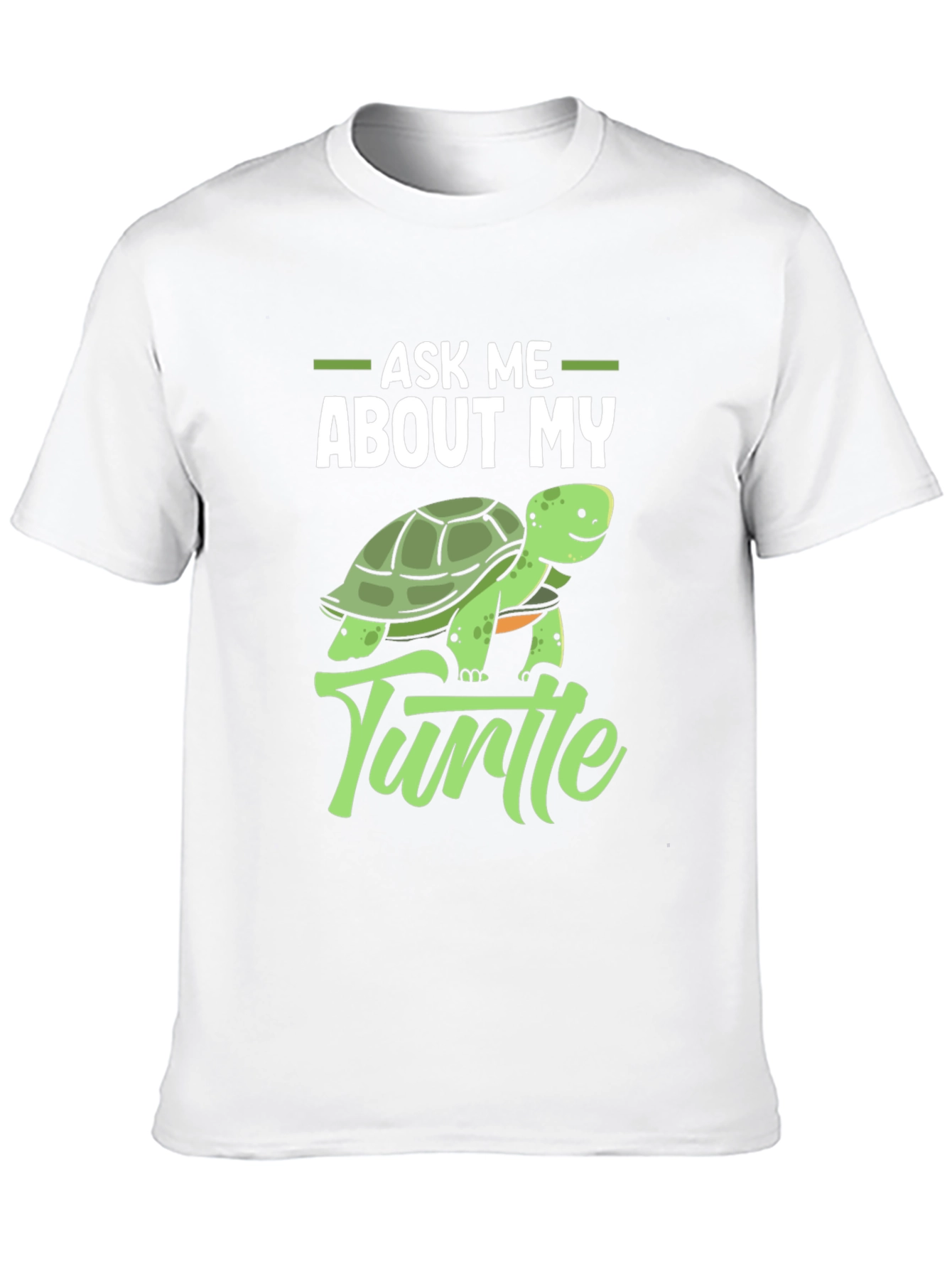 Ask Me About My Turtle Graphic T-Shirt