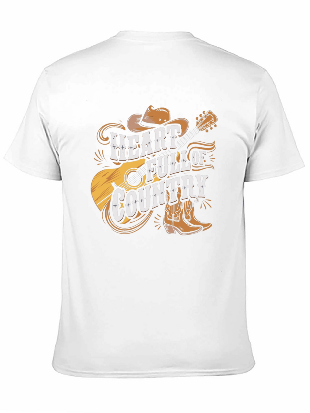 Country Heart T-Shirt - Western Style Graphic Tee