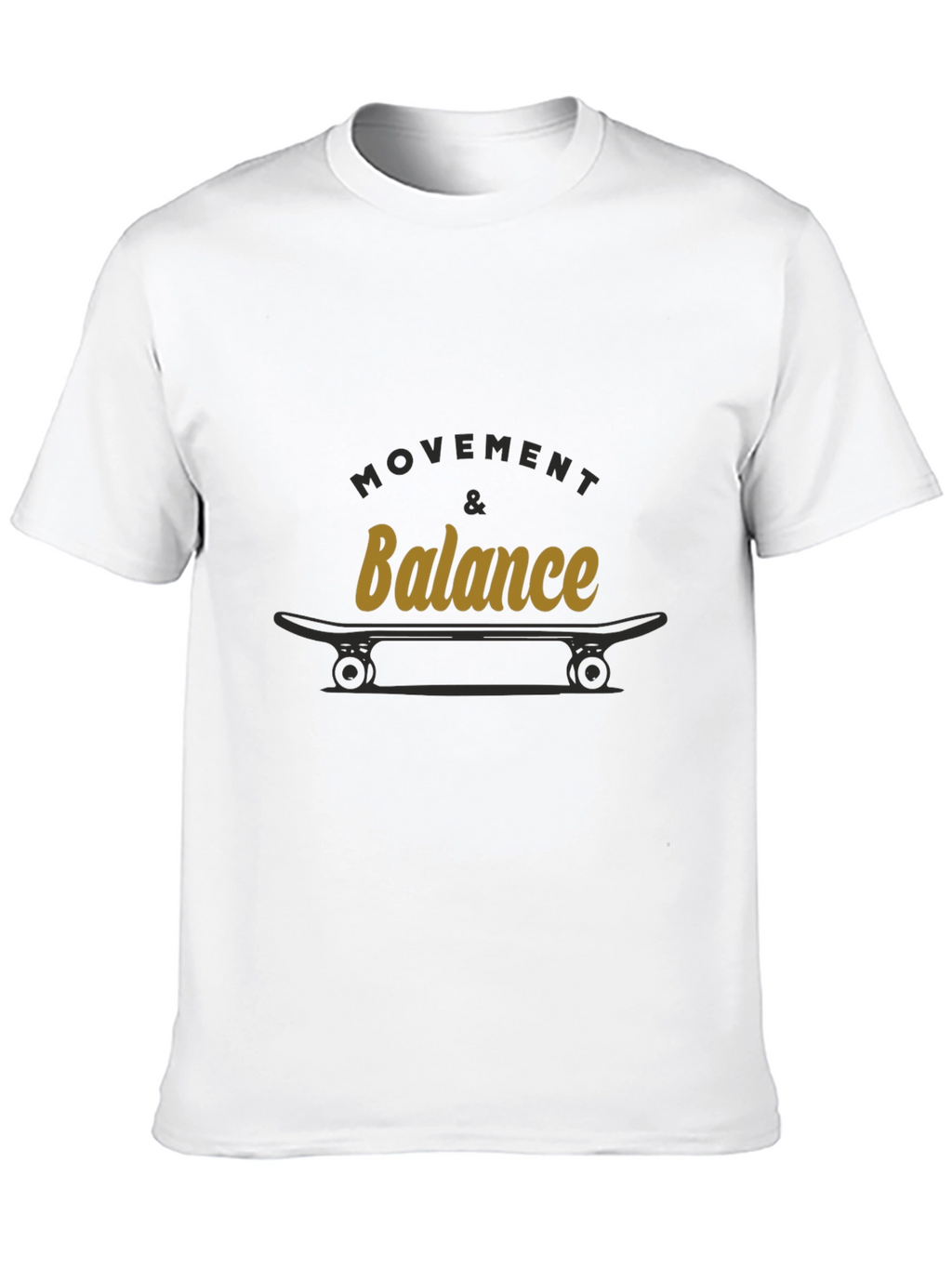 Movement & Balance Skateboard Graphic Tee - Black