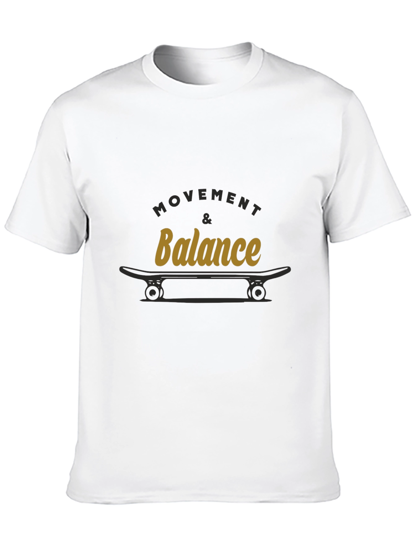 Movement & Balance Skateboard Graphic Tee - Black
