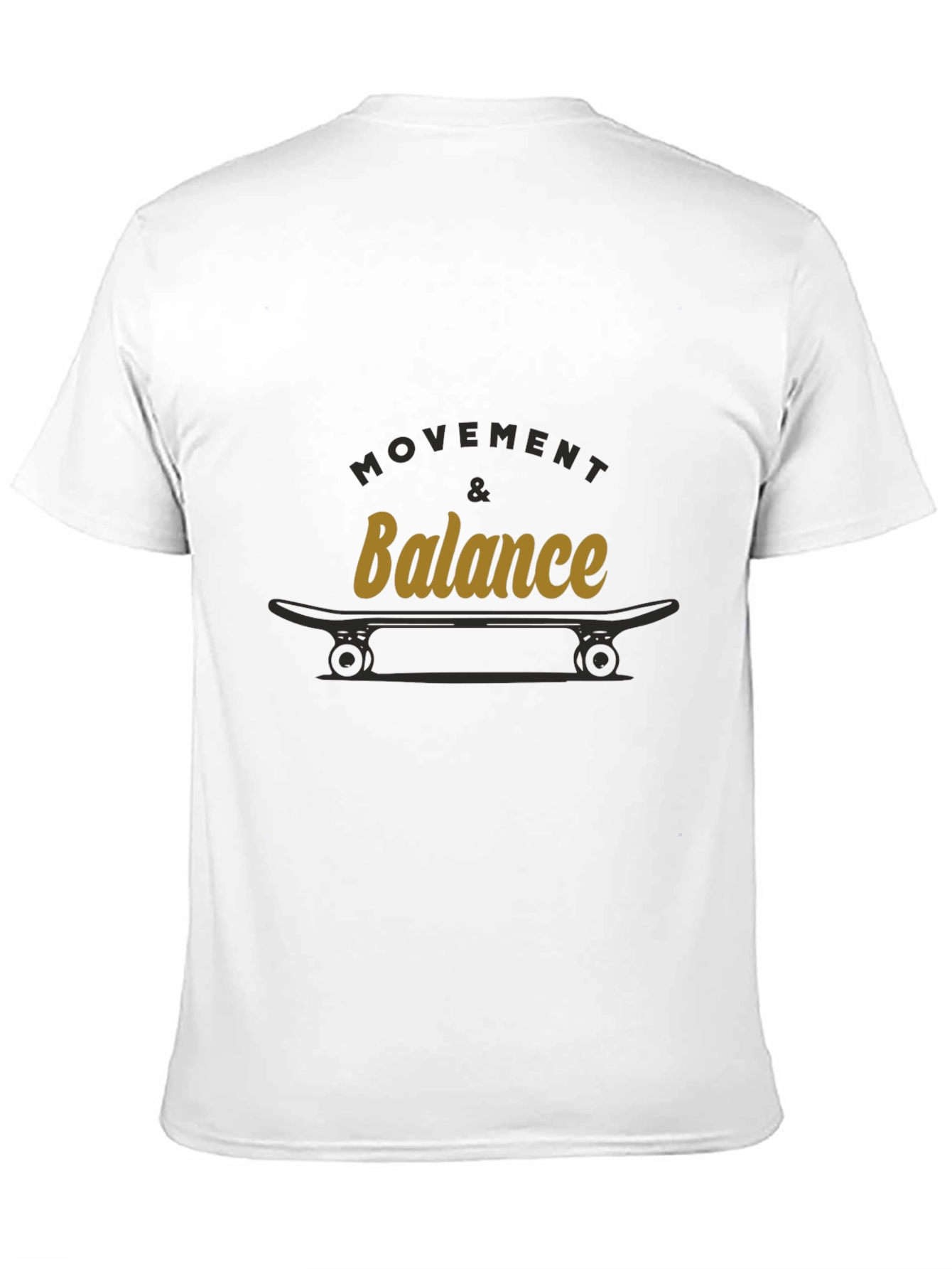 Movement & Balance Skateboard Graphic Tee - Black
