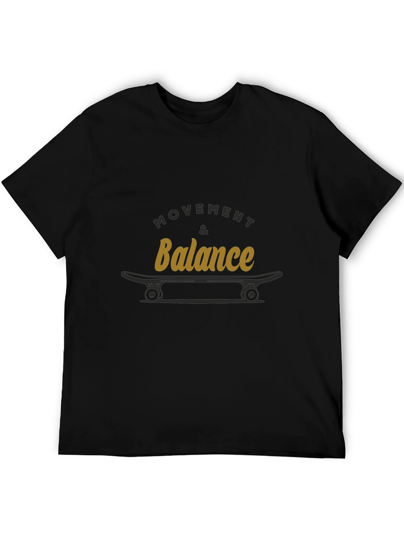 Movement & Balance Skateboard Graphic Tee - Black