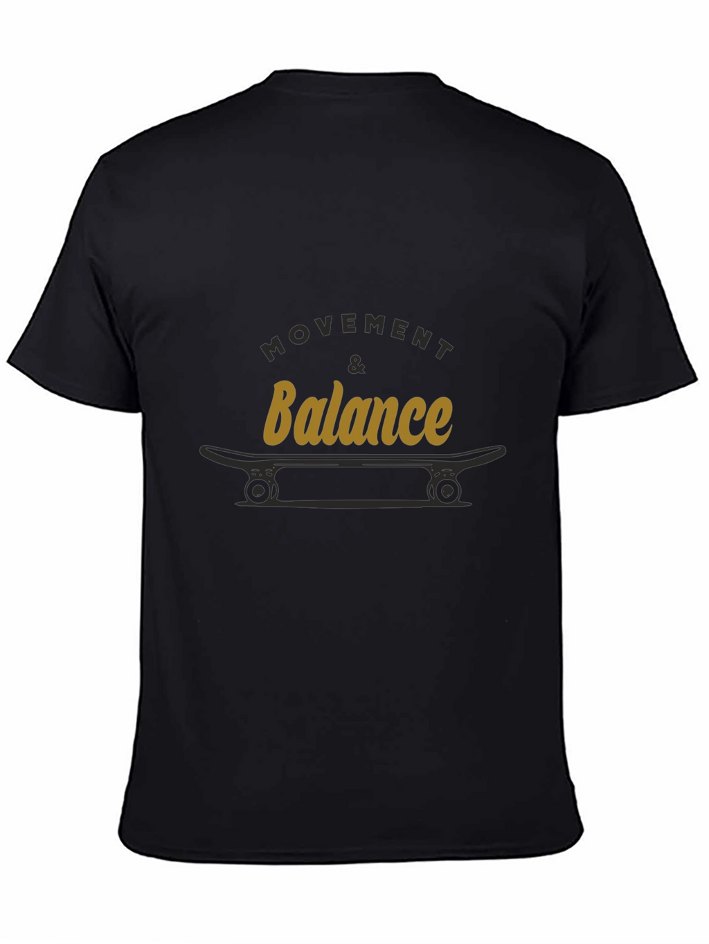 Movement & Balance Skateboard Graphic Tee - Black