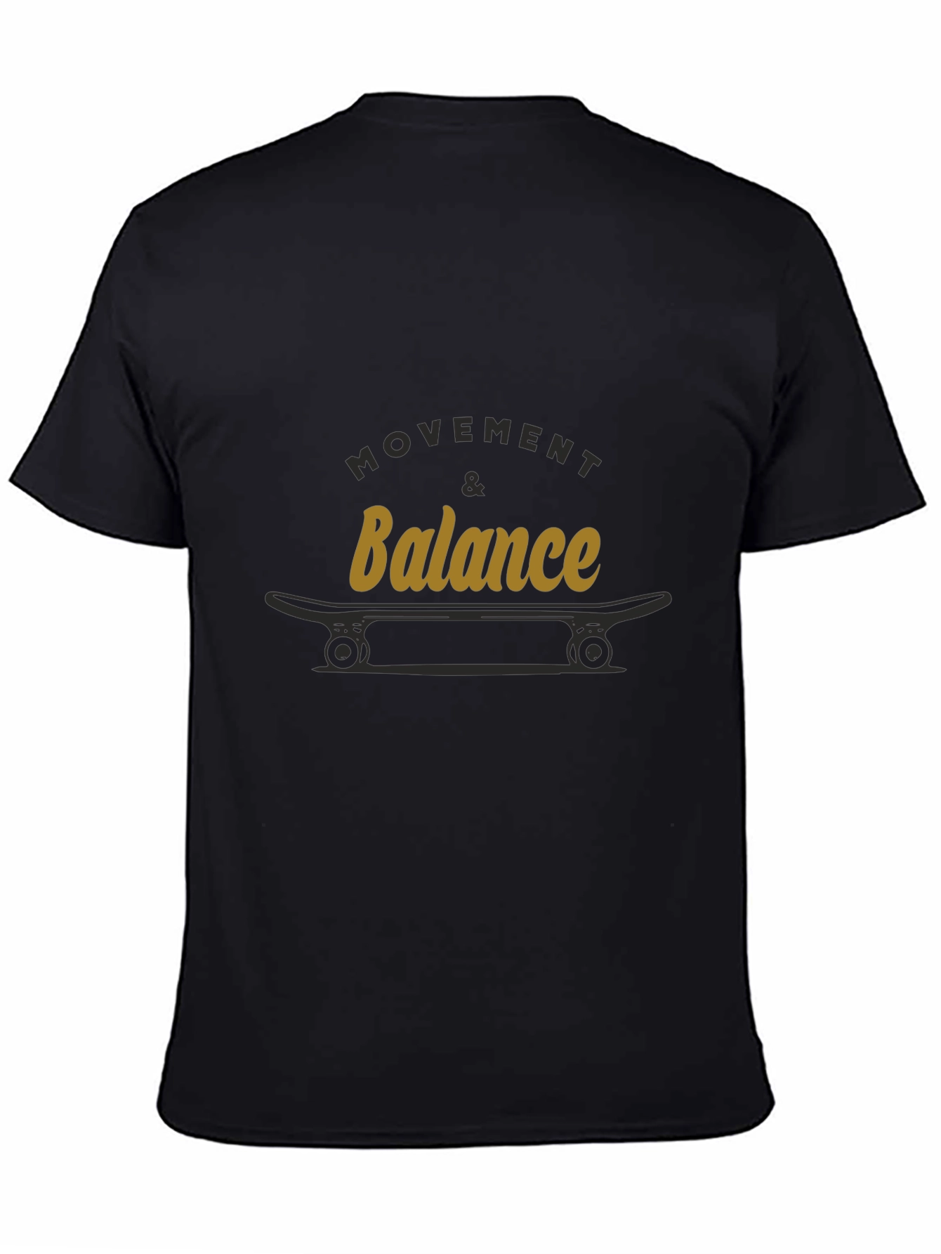Movement & Balance Skateboard Graphic Tee - Black