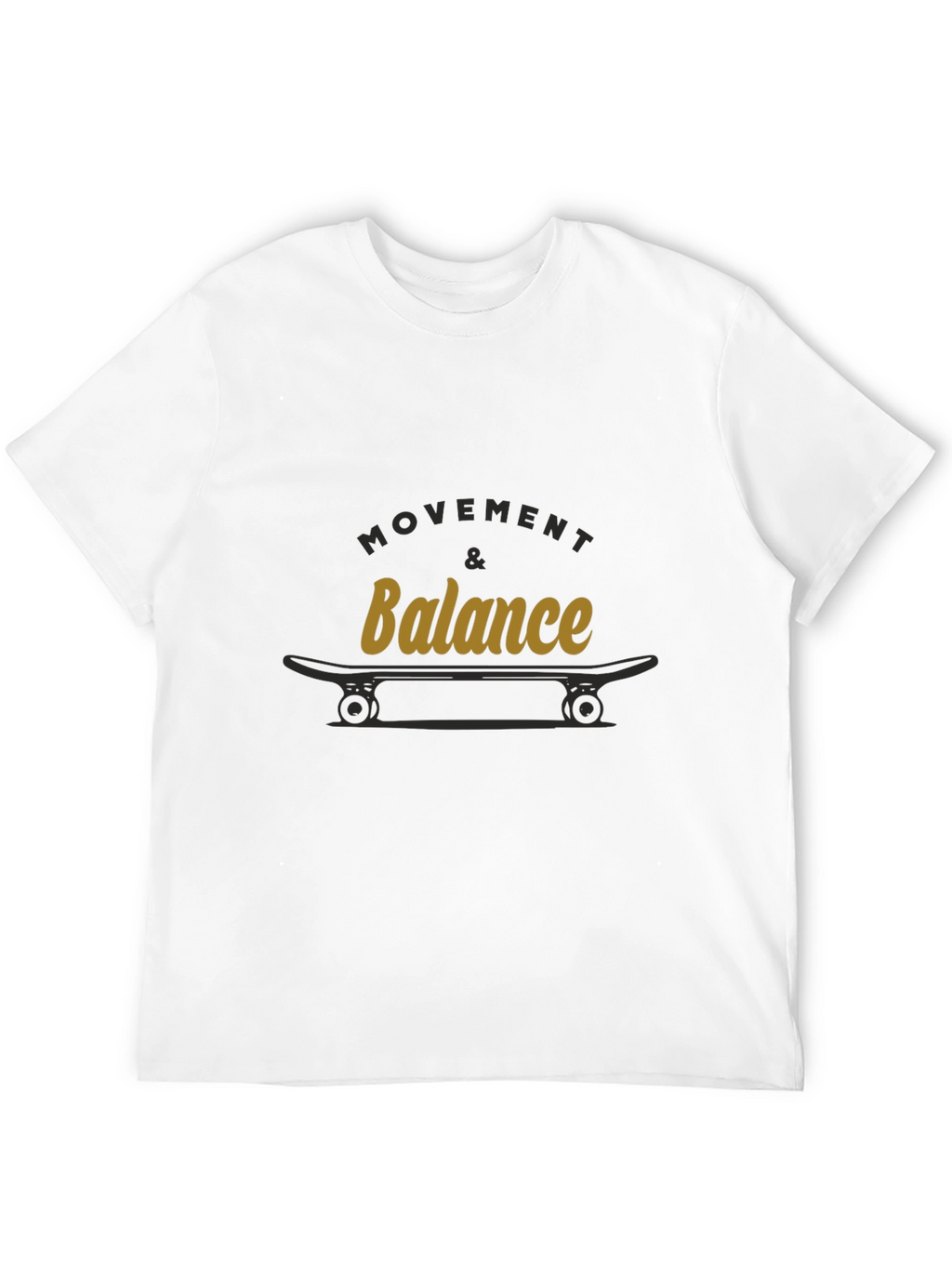 Movement & Balance Skateboard Graphic Tee - Black