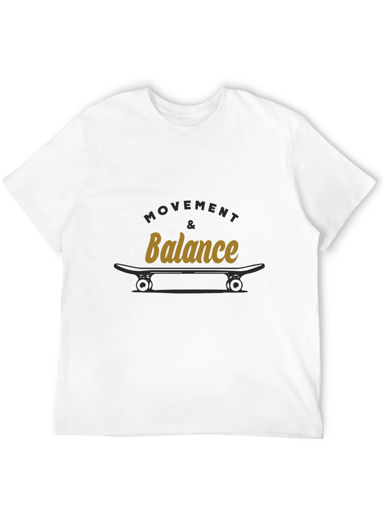 Movement & Balance Skateboard Graphic Tee - Black
