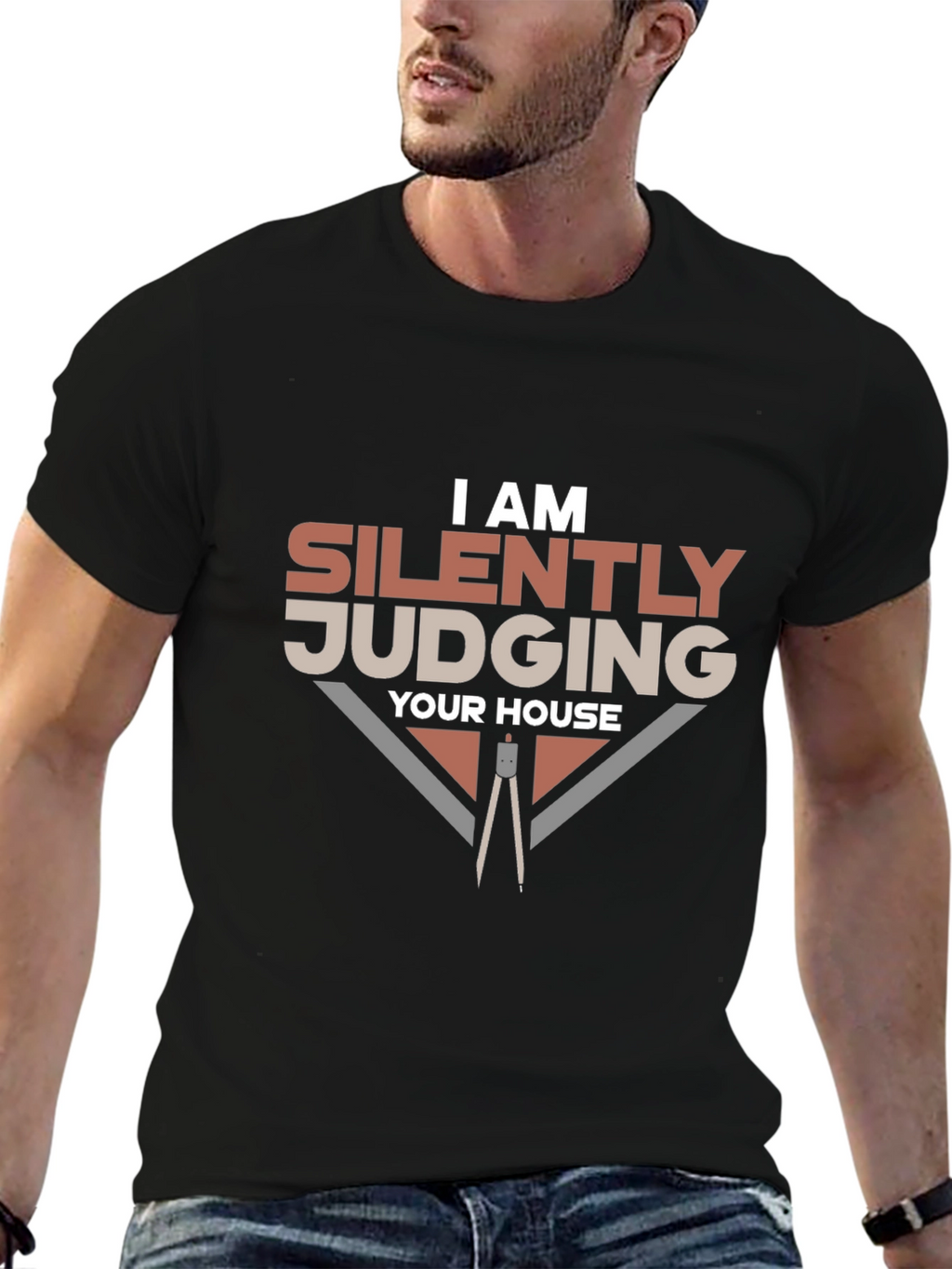 Silently Judging Your House Graphic T-Shirt