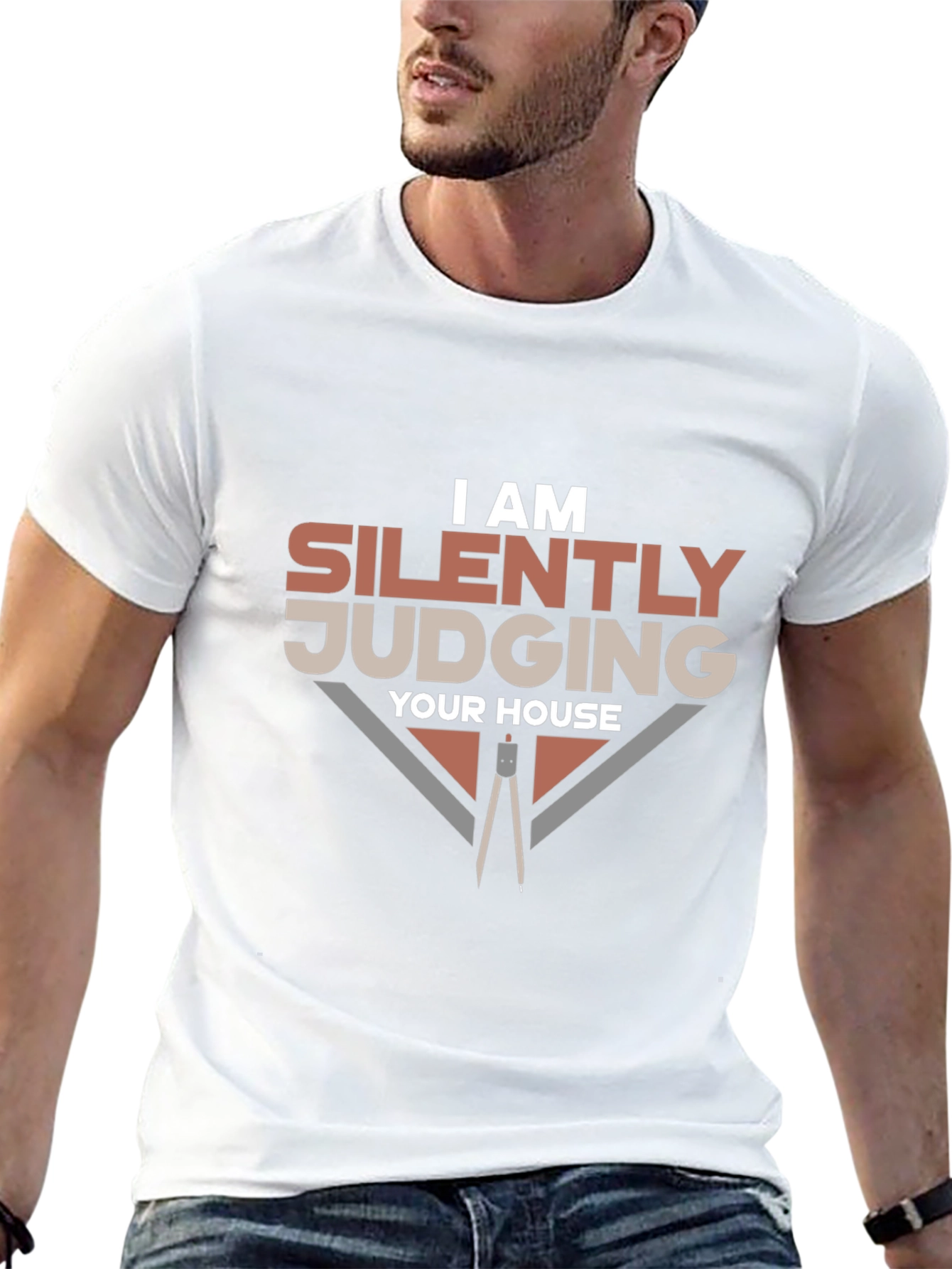 Silently Judging Your House Graphic T-Shirt