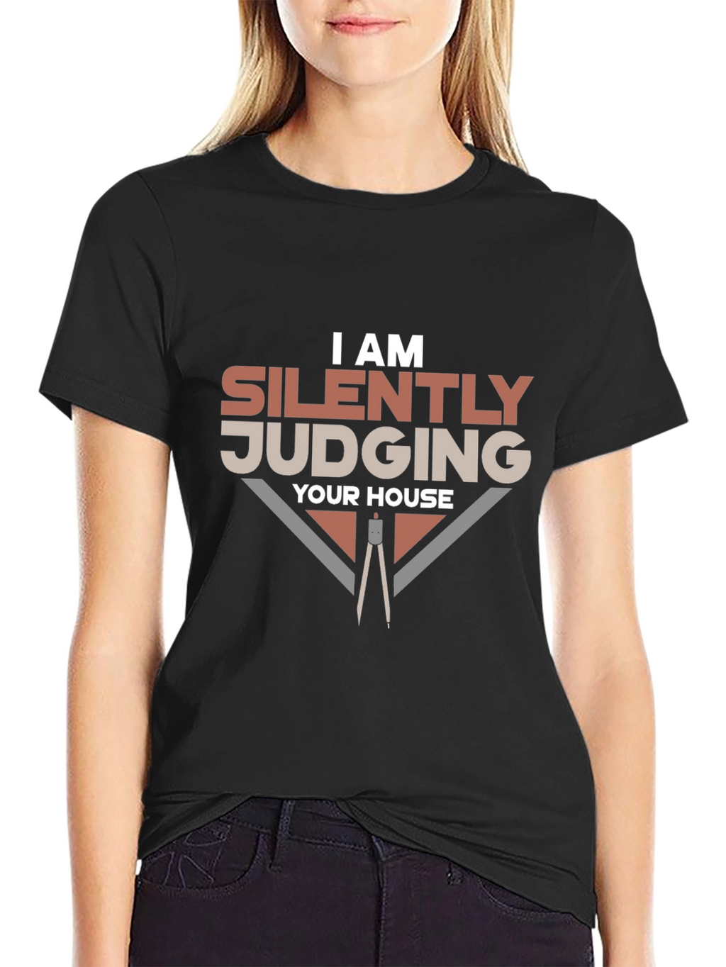 Silently Judging Your House Graphic T-Shirt