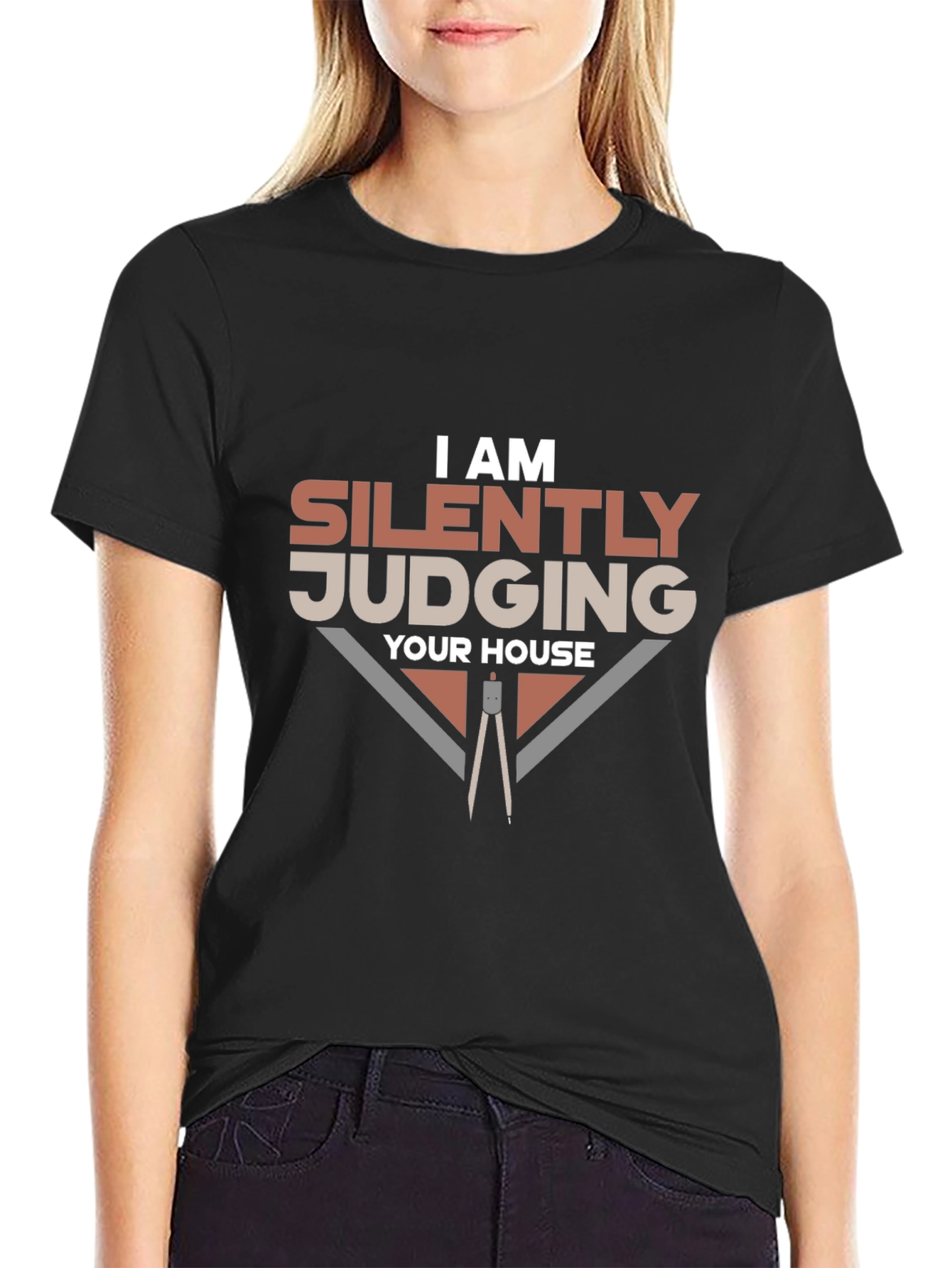 Silently Judging Your House Graphic T-Shirt