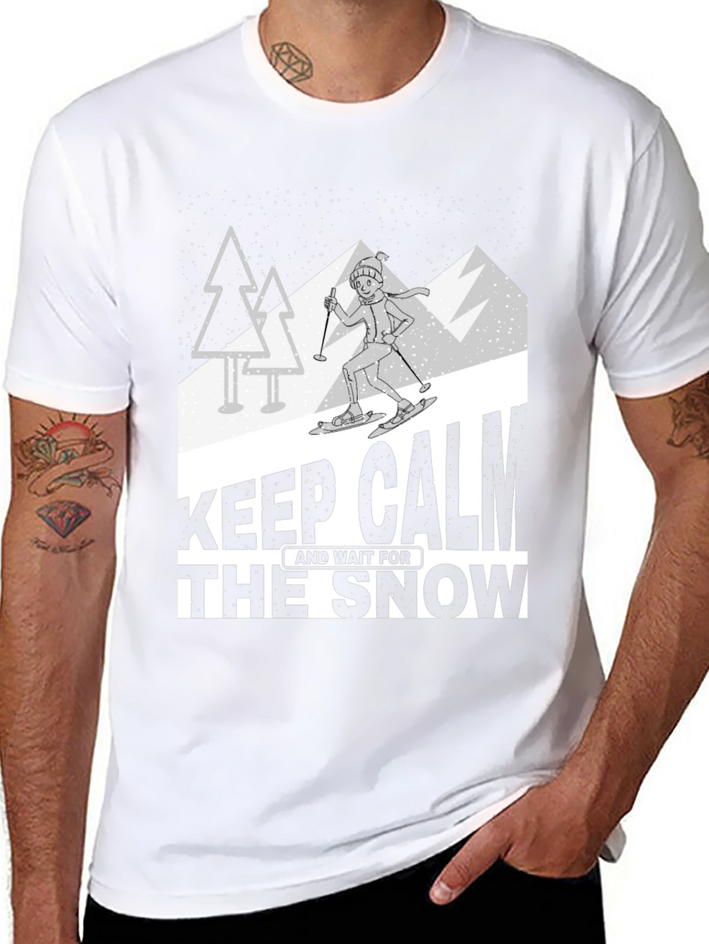 Keep Calm and Wait for the Snow T-Shirt