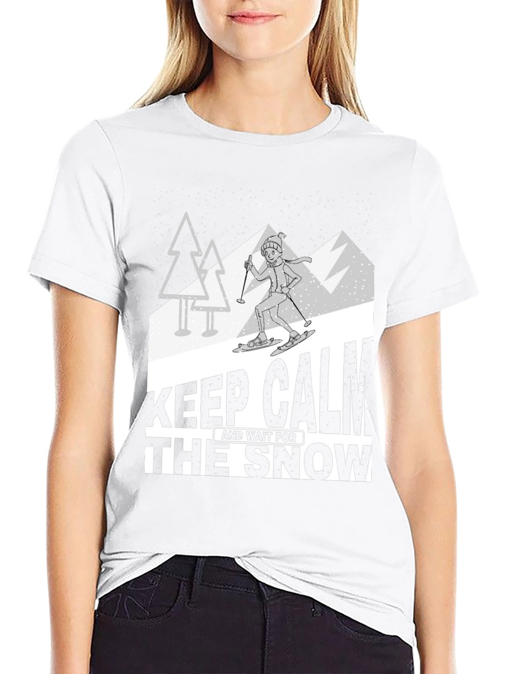 Keep Calm and Wait for the Snow T-Shirt