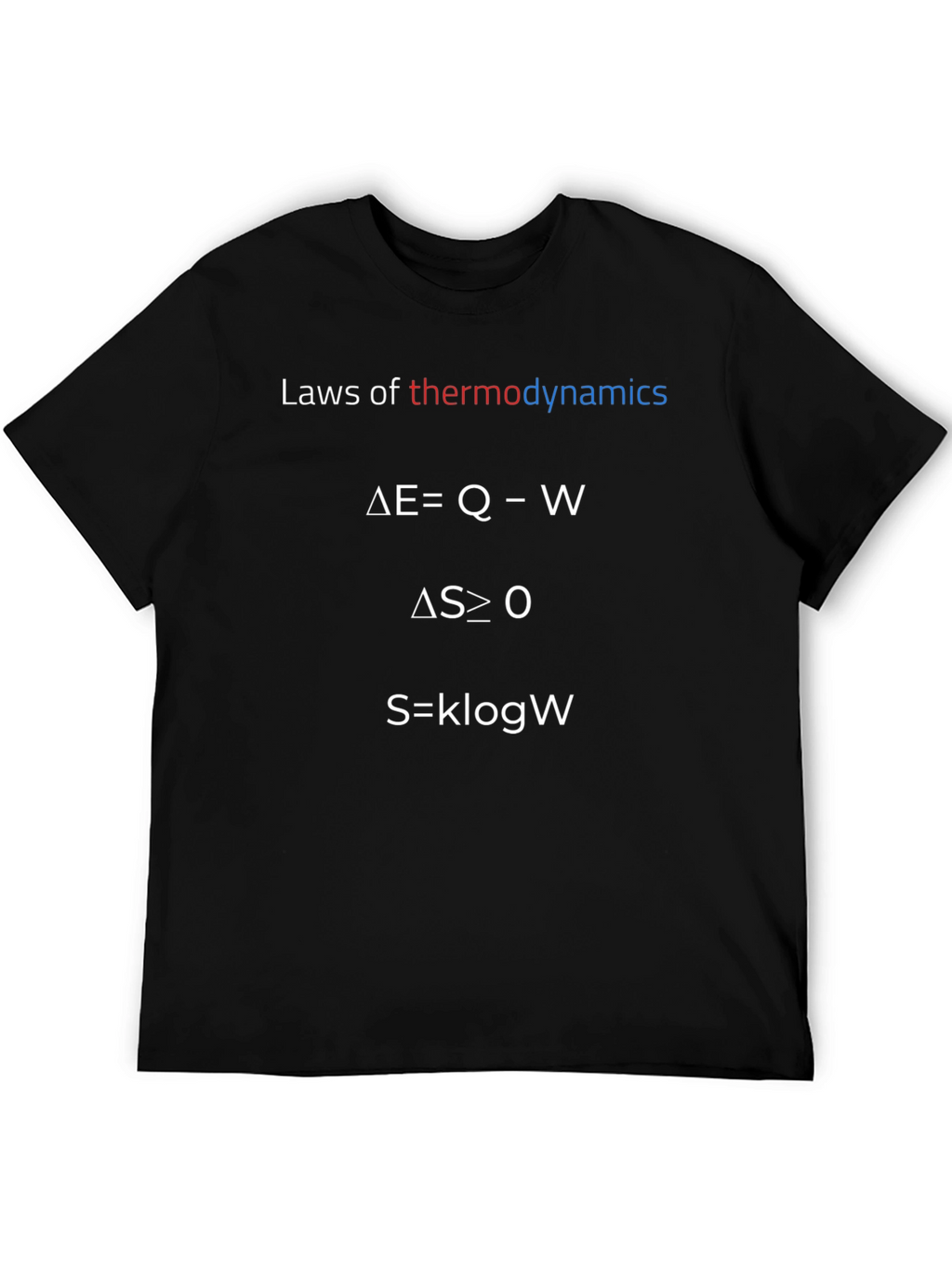 Thermodynamics Laws Graphic Tee - Science T-Shirt